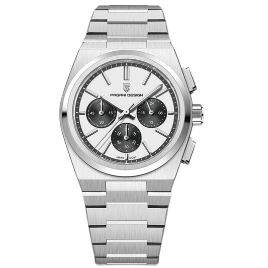 Pagani Design PD-1761 Chronograph Luxury Waterproof Movement Japanese VK63 | Stainless Steel Men's 40MM Watch