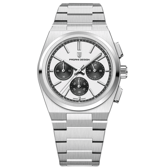 Pagani Design PD-1761 Chronograph Luxury Waterproof Movement Japanese VK63 | Stainless Steel Men's 40MM Watch