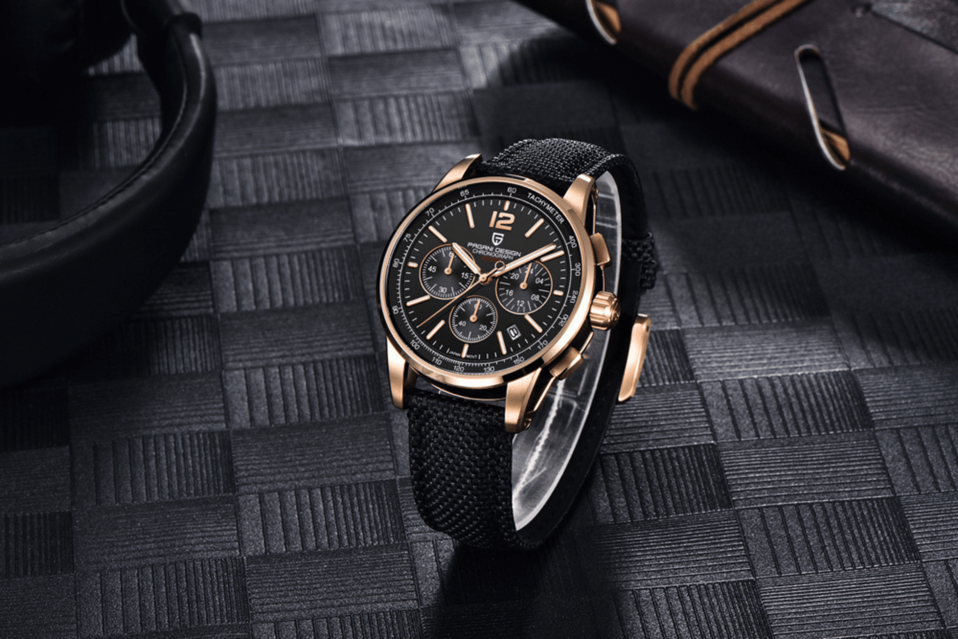 Pagani Design | Luxury | Waterproof Mechanical Automatic Movement SeikoVK63 | Stainless Steel Men's 40MM Watch Code 11.59