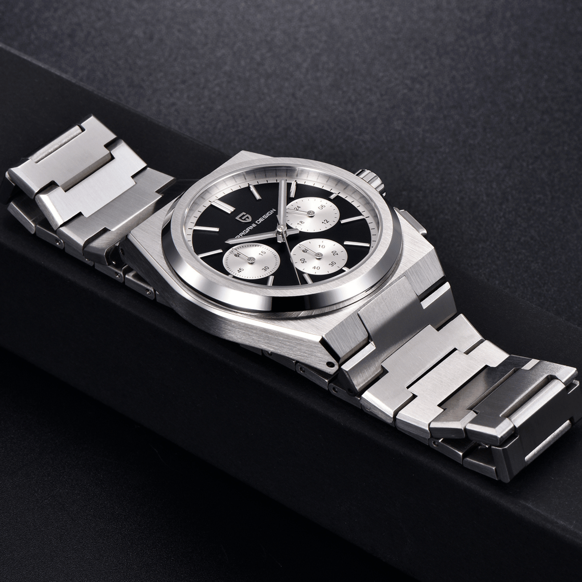 Pagani Design PD-1761 Chronograph Luxury Waterproof Movement Japanese VK63 | Stainless Steel Men's 40MM Watch