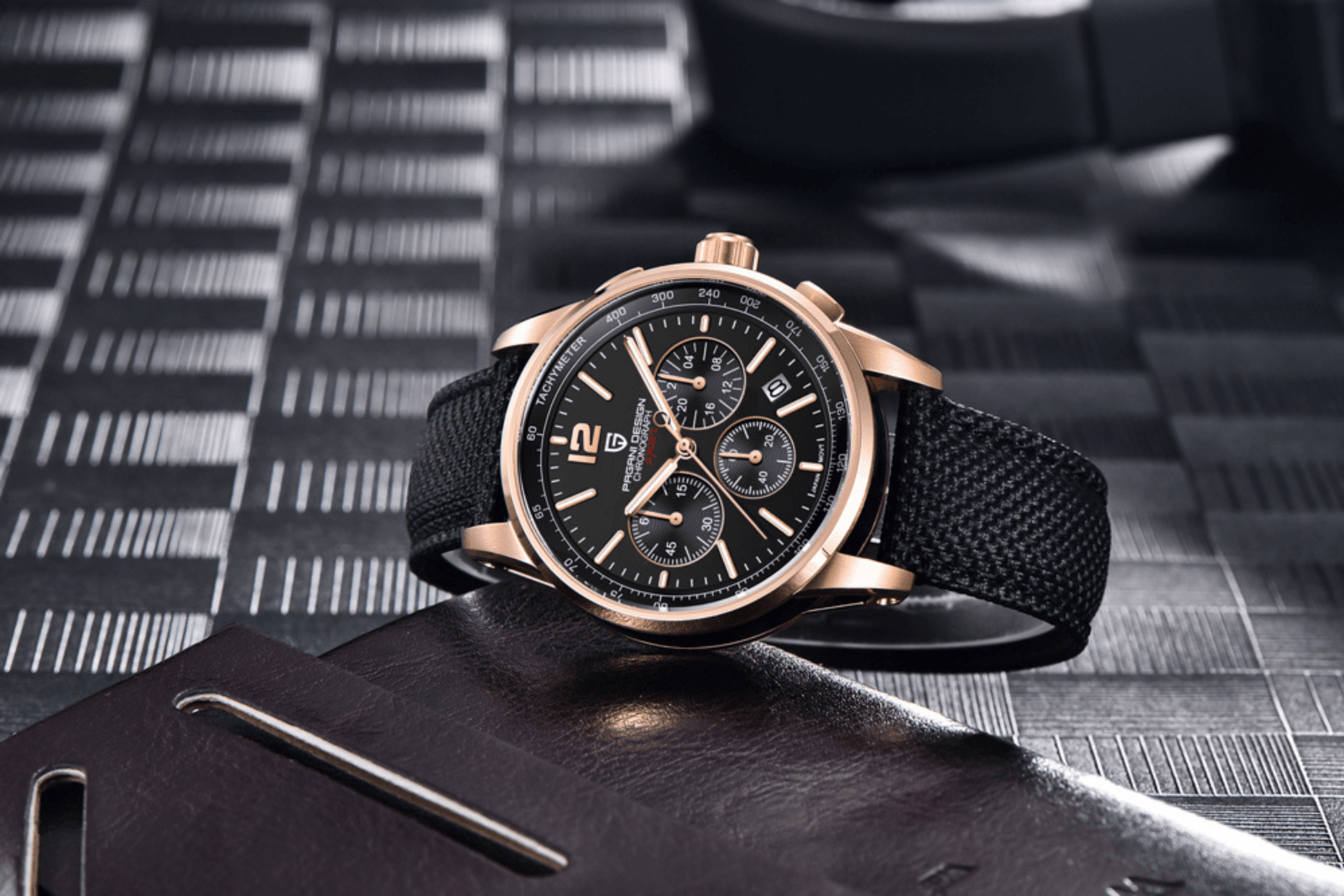 Pagani Design | Luxury | Waterproof Mechanical Automatic Movement SeikoVK63 | Stainless Steel Men's 40MM Watch Code 11.59
