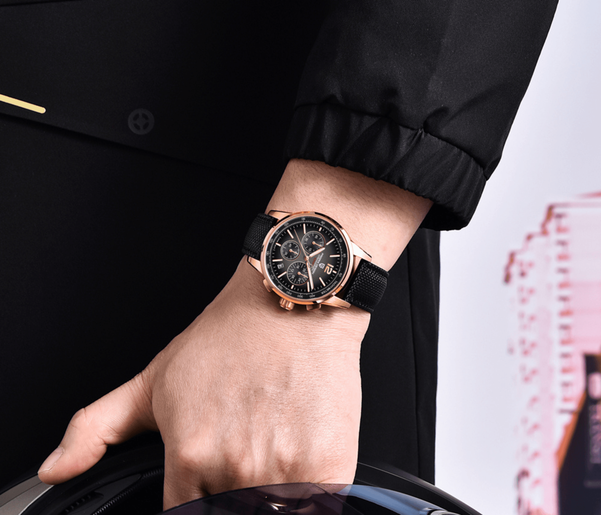 Pagani Design | Luxury | Waterproof Mechanical Automatic Movement SeikoVK63 | Stainless Steel Men's 40MM Watch Code 11.59