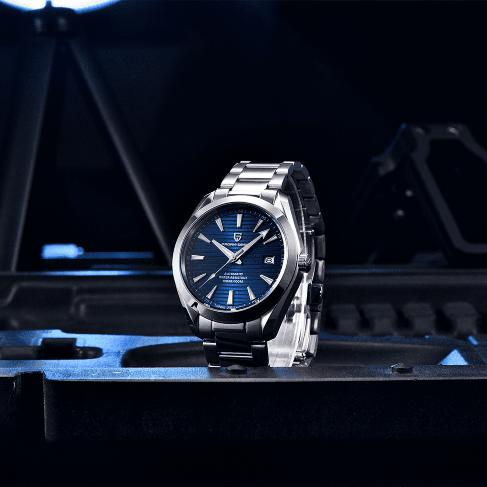 Pagani Design PD-1688 40MM (Seiko NH35A Automatic Movement) Mechanical Watch 100M Waterproof Dive Watch Sapphire Stainless Steel Watch Aqua Terra - DREAM WATCHES
