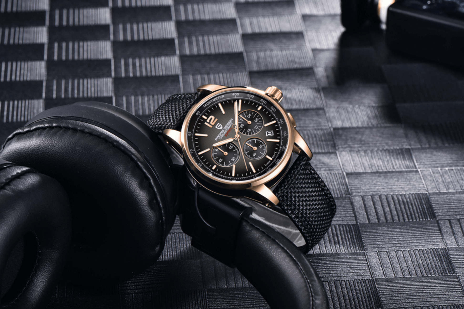 Pagani Design | Luxury | Waterproof Mechanical Automatic Movement SeikoVK63 | Stainless Steel Men's 40MM Watch Code 11.59