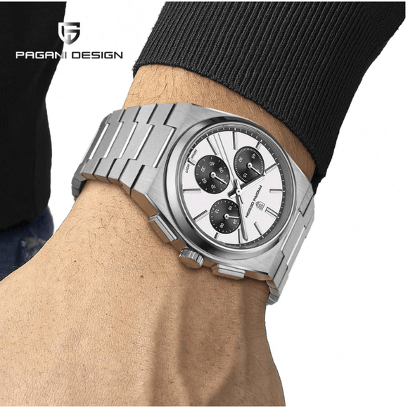 Pagani Design PD-1761 Chronograph Luxury Waterproof Movement Japanese VK63 | Stainless Steel Men's 40MM Watch