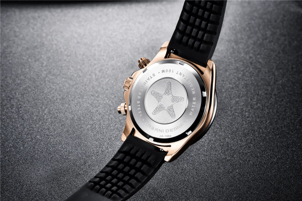 Pagani Design PD-1644 | Luxury | Meca-quartz Movement (SeikoVK63) | Stainless Steel Men's 40MM Watch (Daytona) - DREAM WATCHES