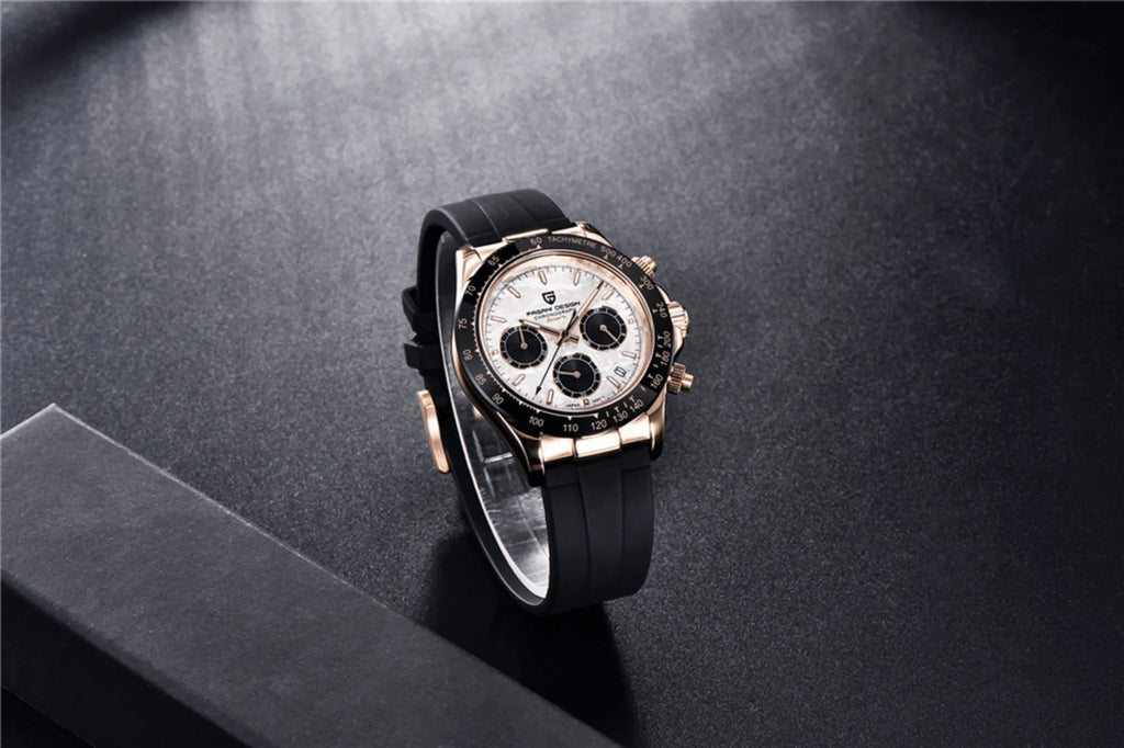 Pagani Design PD-1644 | Luxury | Meca-quartz Movement (SeikoVK63) | Stainless Steel Men's 40MM Watch (Daytona) - DREAM WATCHES