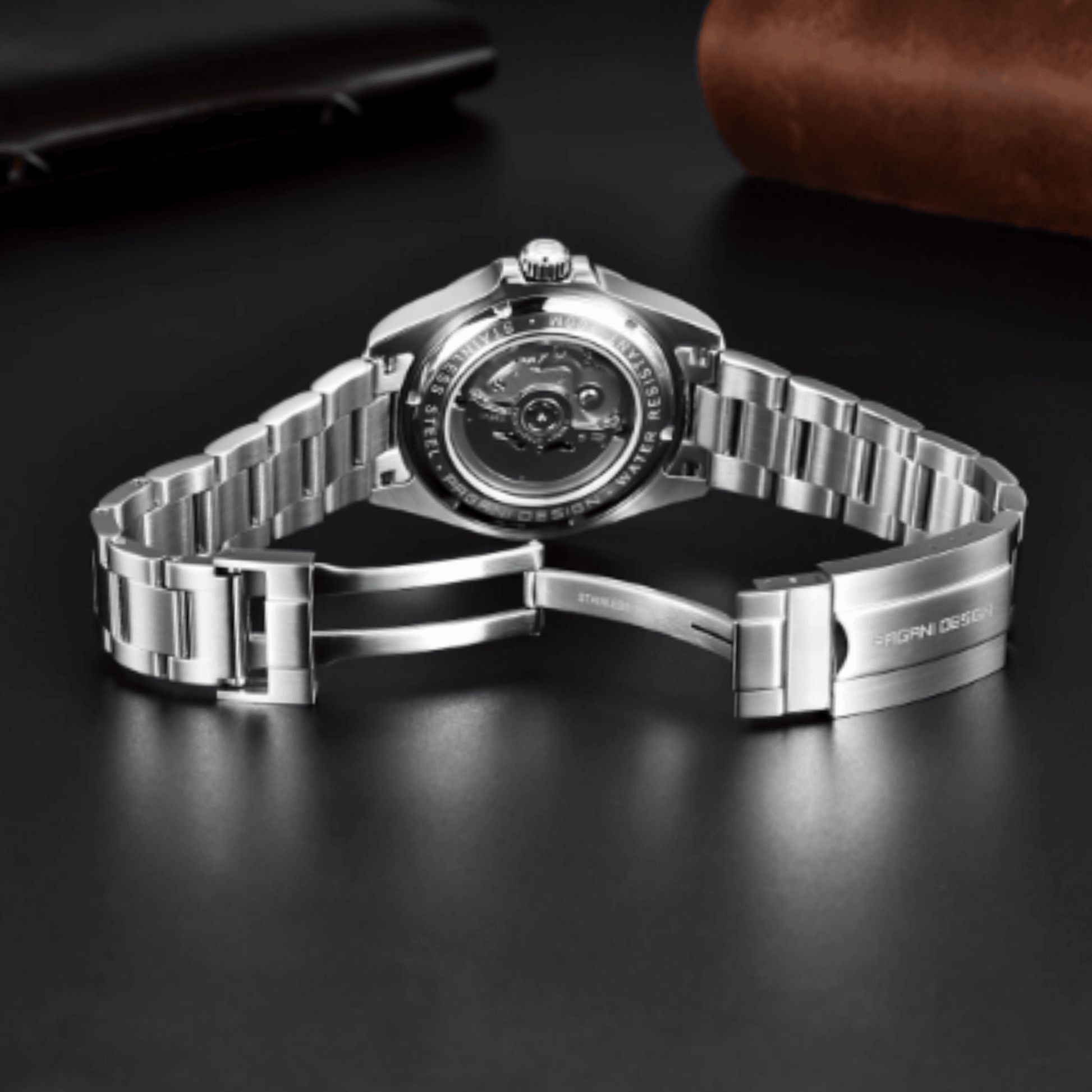 Pagani Design PD-1762 Seiko NH34 Movement equipped with AR AF Anti-Radiation Coating Automatic Watch Stainless Steel Men's GMT Explorer II - White