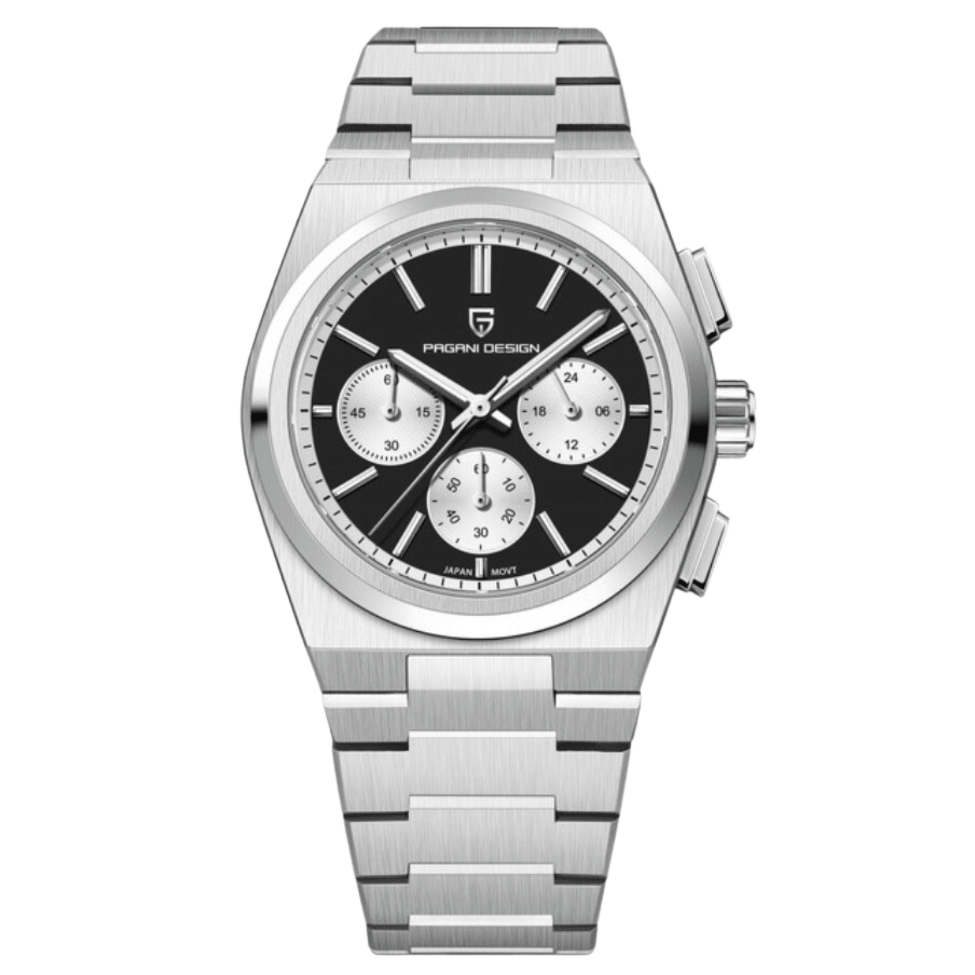 Pagani Design PD-1761 Chronograph Luxury Waterproof Movement Japanese VK63 | Stainless Steel Men's 40MM Watch