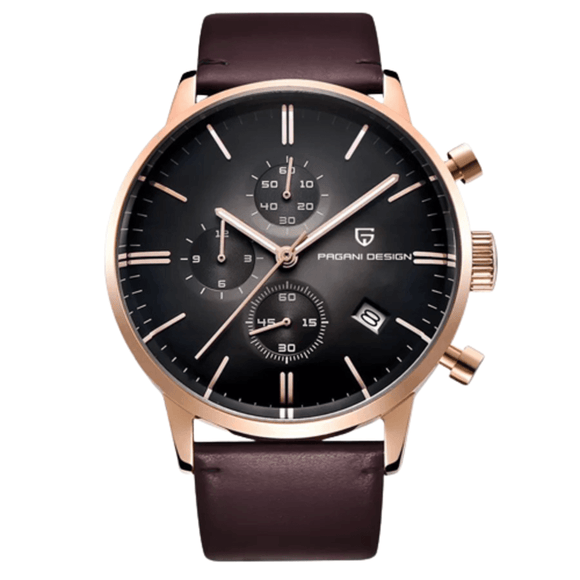 Pagani Design PD-2720K Chronograph (Movement Japanese VK67) | Stainless Steel Men's Luxury Watch Sunburst Dial - DREAM WATCHES