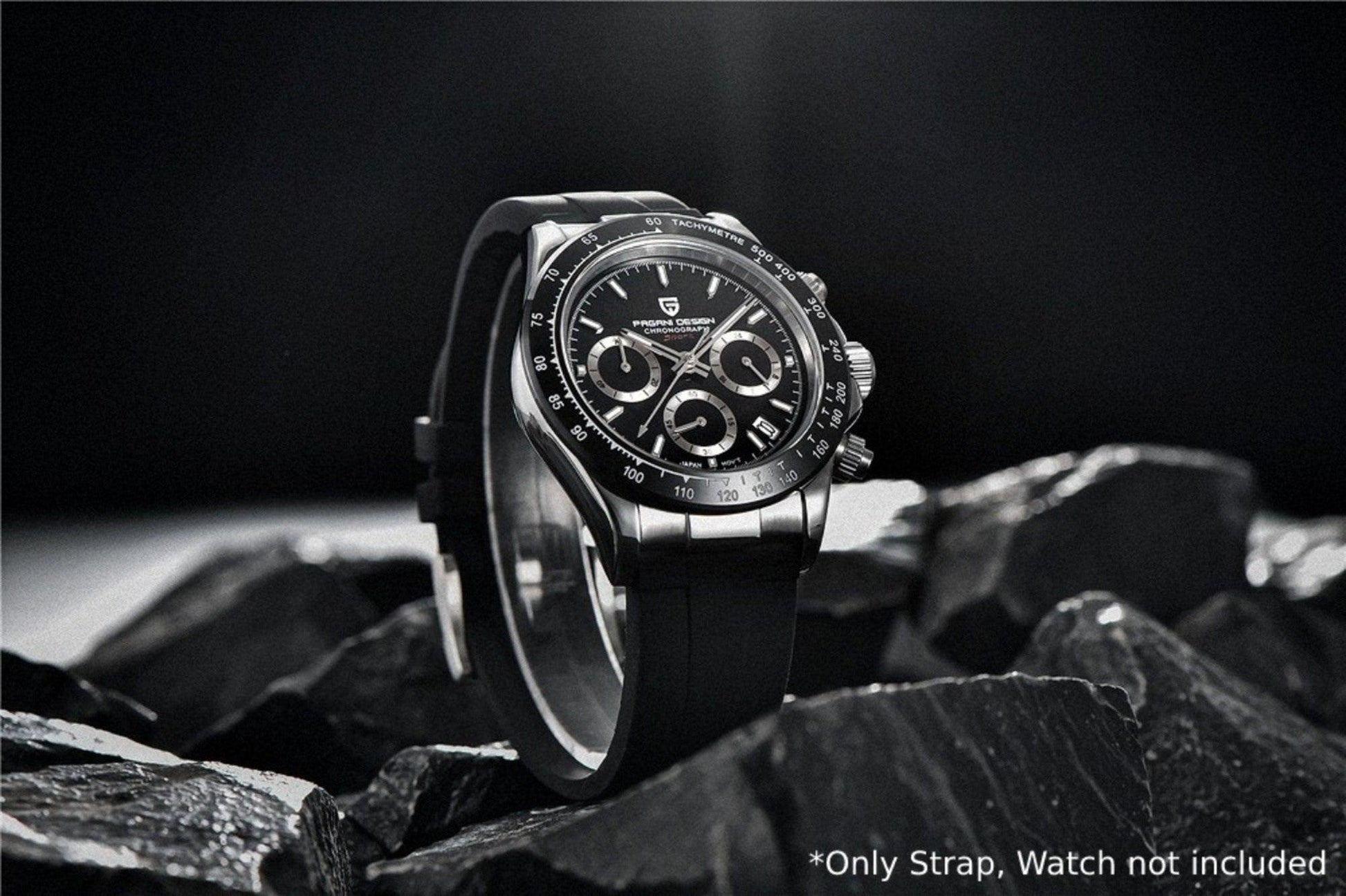 Pagani Design Rubber Comfort fit Band 20 mm - DREAM WATCHES