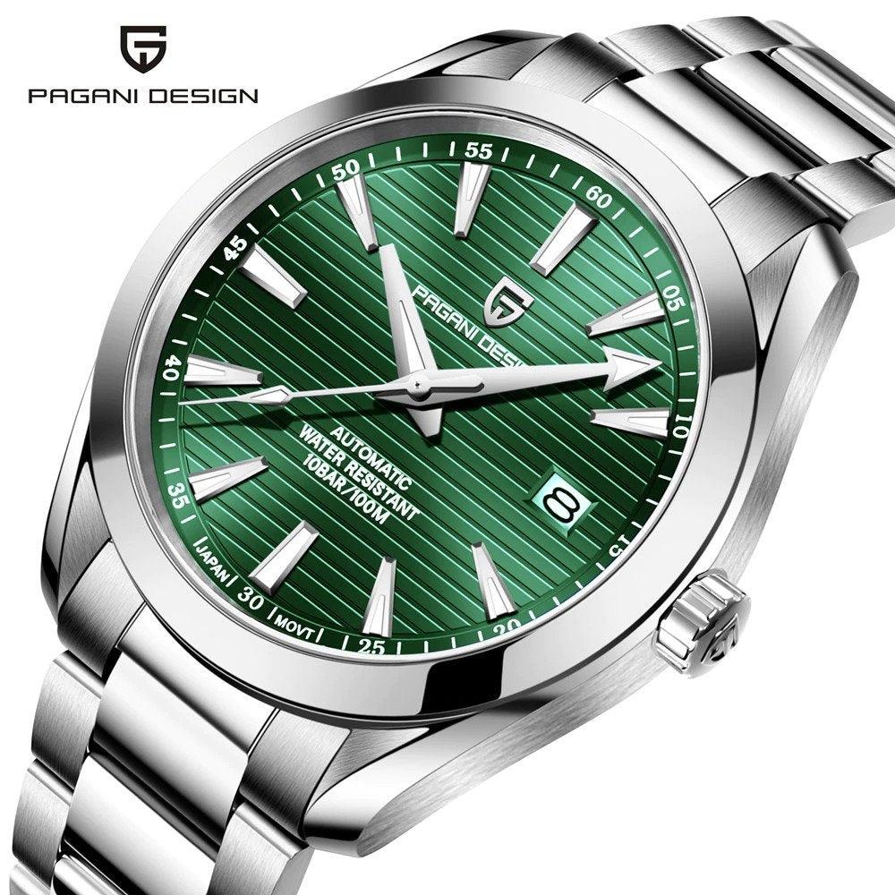 Pagani Design PD-1688 40MM (Seiko NH35A Automatic Movement) Mechanical Watch 100M Waterproof Dive Watch Sapphire Stainless Steel Watch Aqua Terra - DREAM WATCHES