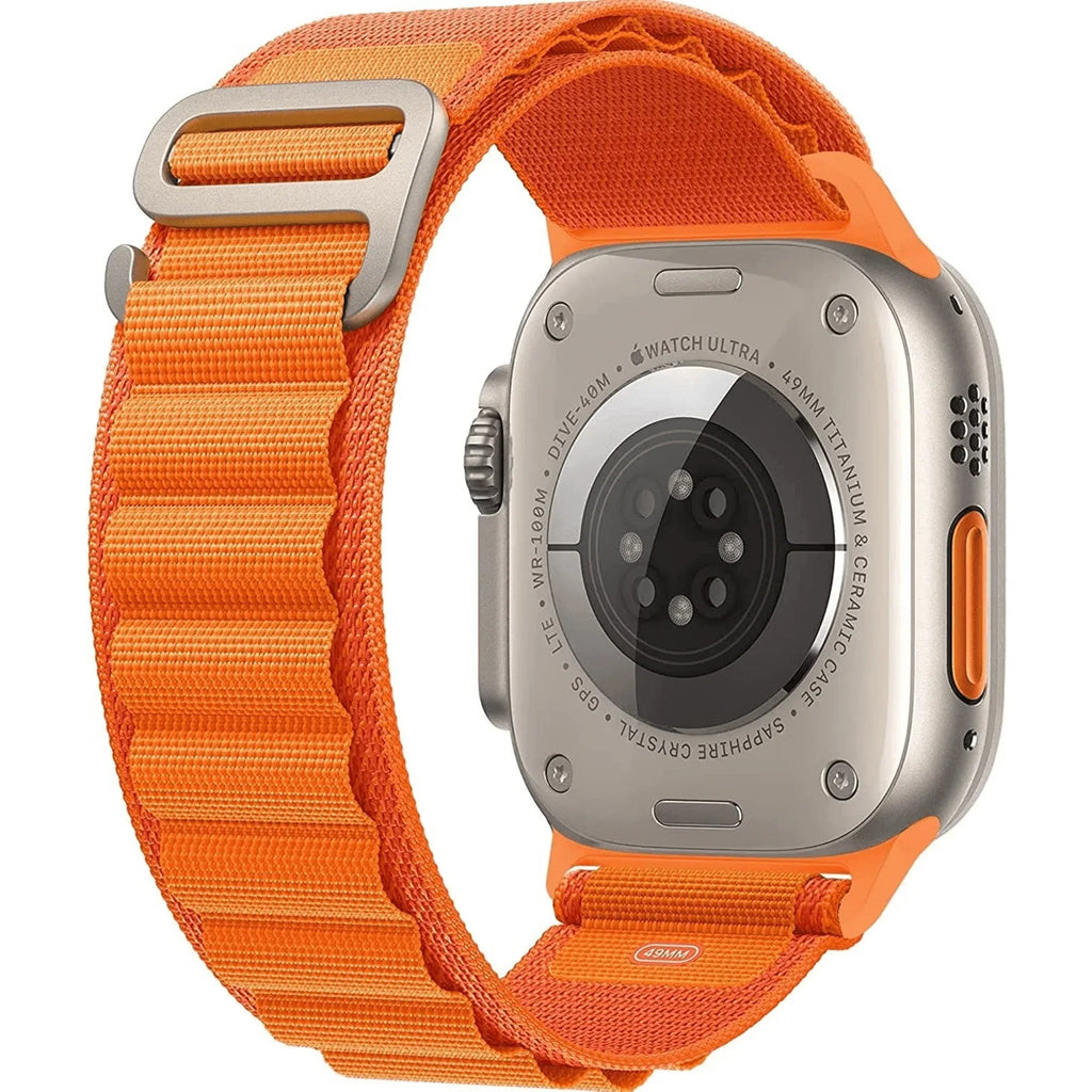 Conversion Kit for Apple Watch - Apple Watch 44 mm to Apple watch Ultra 49 mm: Titanium Style Case + Alpine Loop Band… - DREAM WATCHES
