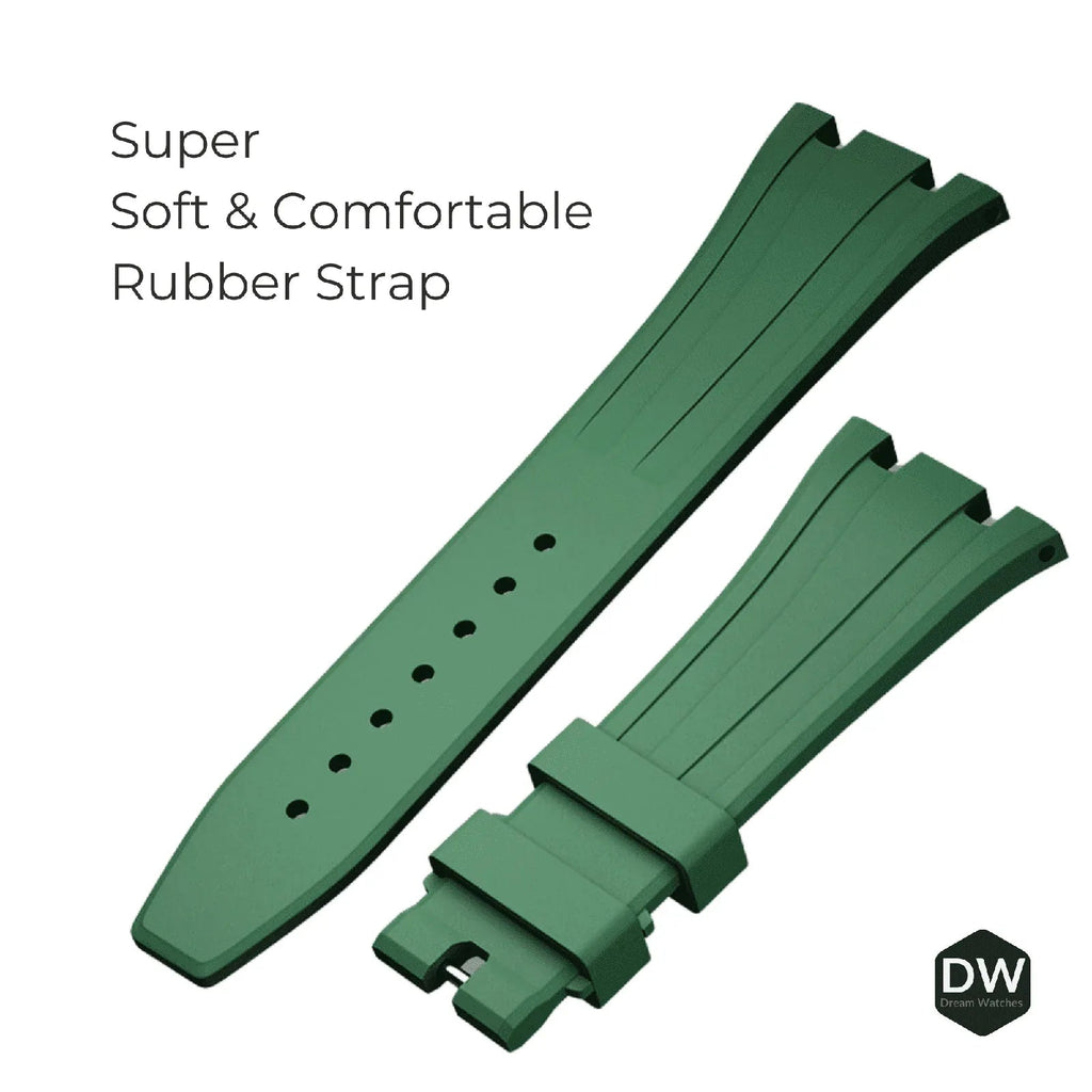 Metal Mod Kit for Casio G-Shock GA2100 & GA-2110/BA-2100 Watches, Metal Case & Rubber Strap, Replacement Accessories, 4th Gen. ,Casioak G-Shock (Green) - DREAM WATCHES