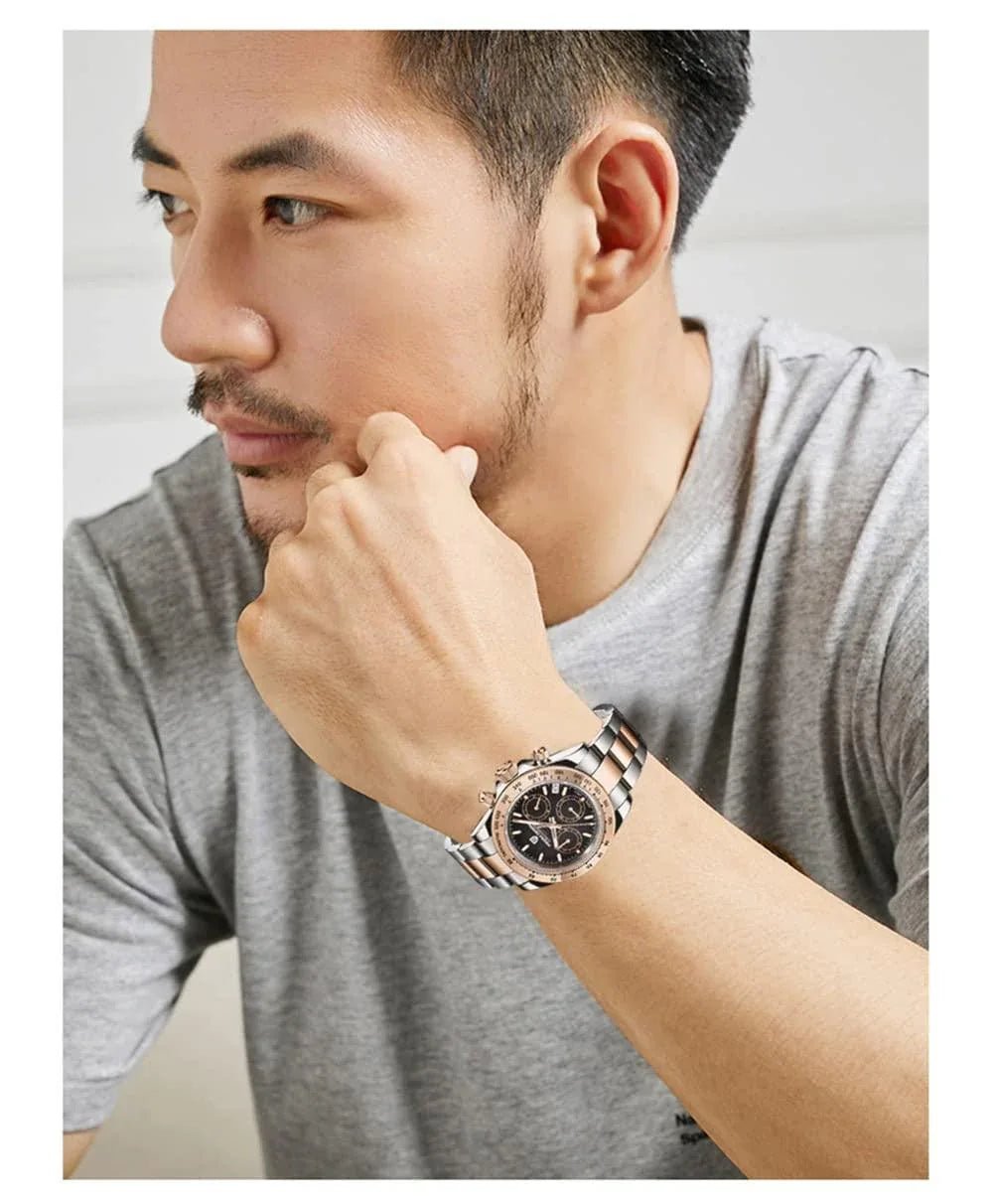 Pagani Design PD-1644 Daytona Chronograph Luxury Meca-quartz Movement (Japanese VK63) | Stainless Steel Men's 40MM Watch - DREAM WATCHES