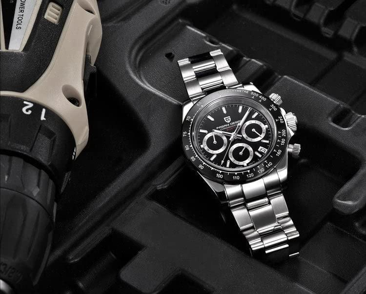 Pagani Design PD-1644 Daytona Chronograph Luxury Meca-quartz Movement (Japanese VK63) | Stainless Steel Men's 40MM Watch - DREAM WATCHES