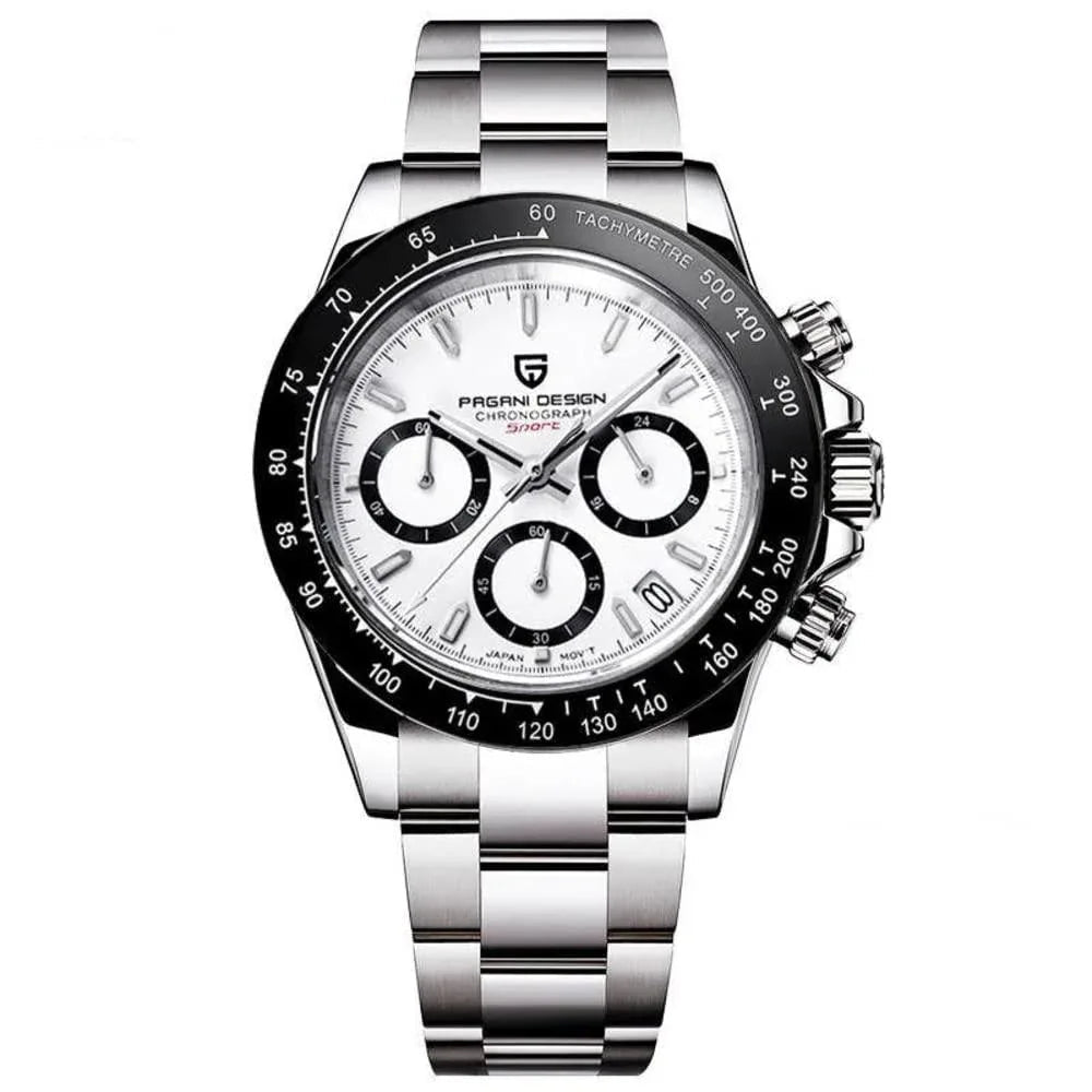 Pagani Design PD-1644 Daytona Chronograph Luxury Meca-quartz Movement (Japanese VK63) | Stainless Steel Men's 40MM Watch - DREAM WATCHES