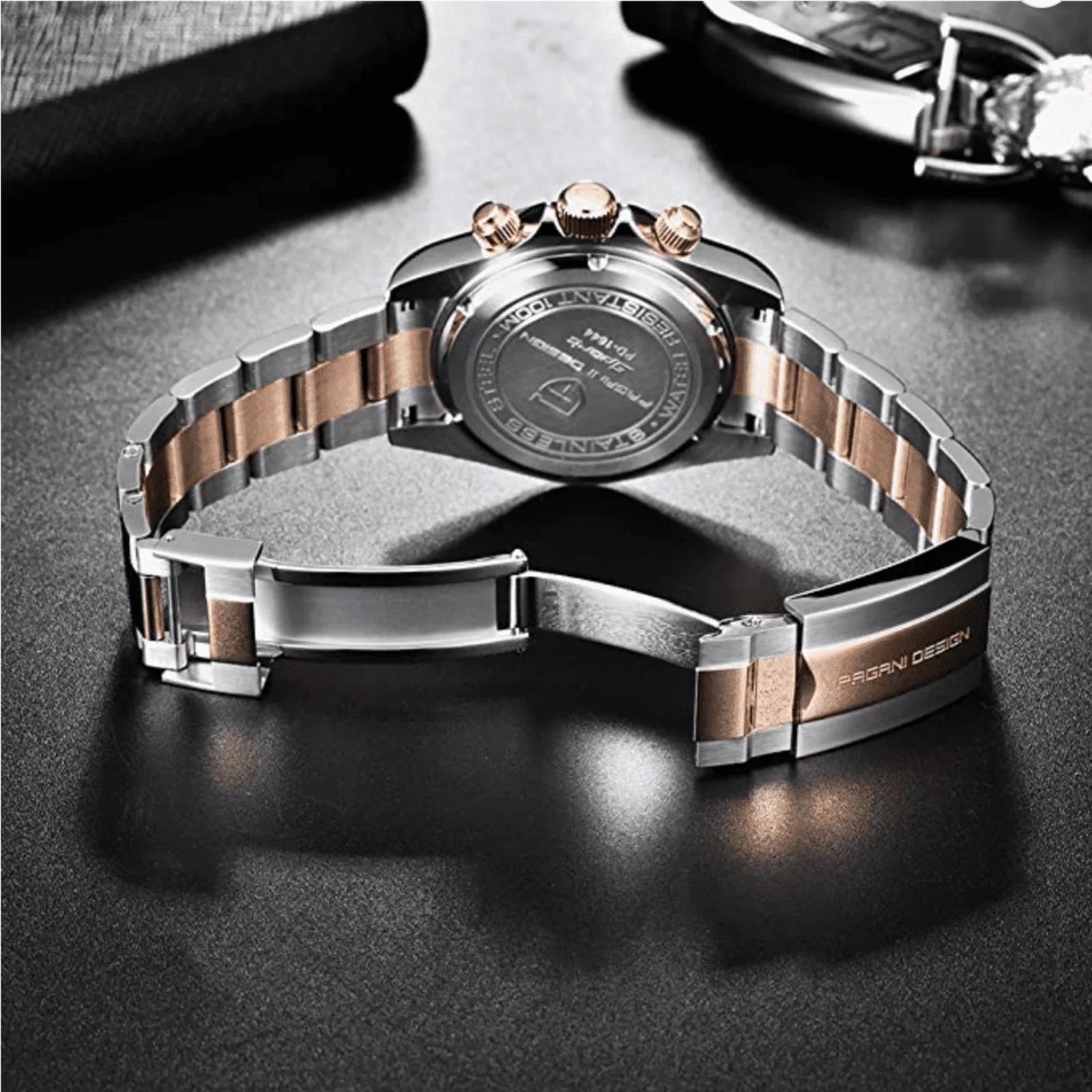 Pagani Design PD-1644 Daytona Chronograph Luxury Meca-quartz Movement (Japanese VK63) | Stainless Steel Men's 40MM Watch - DREAM WATCHES