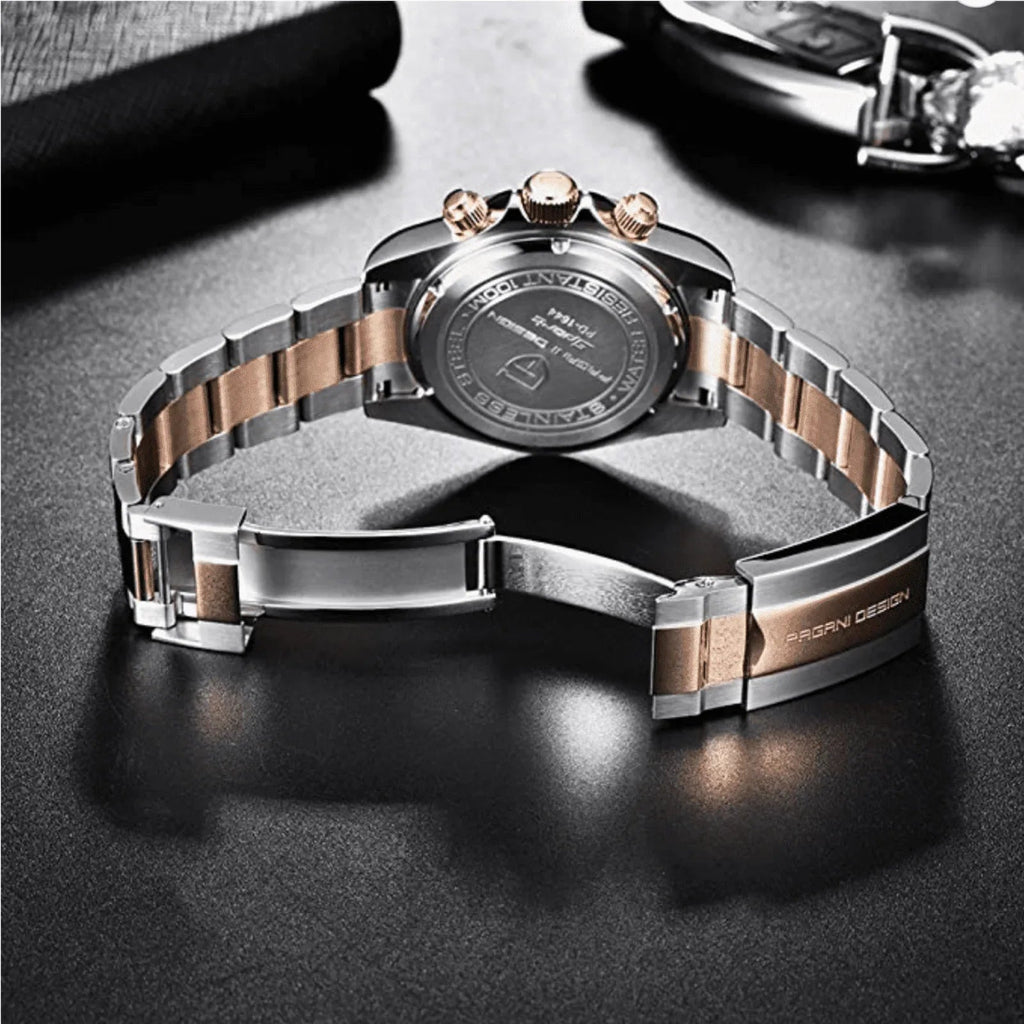 Pagani Design PD-1644 Daytona Chronograph Luxury Meca-quartz Movement (Japanese VK63) | Stainless Steel Men's 40MM Watch - DREAM WATCHES