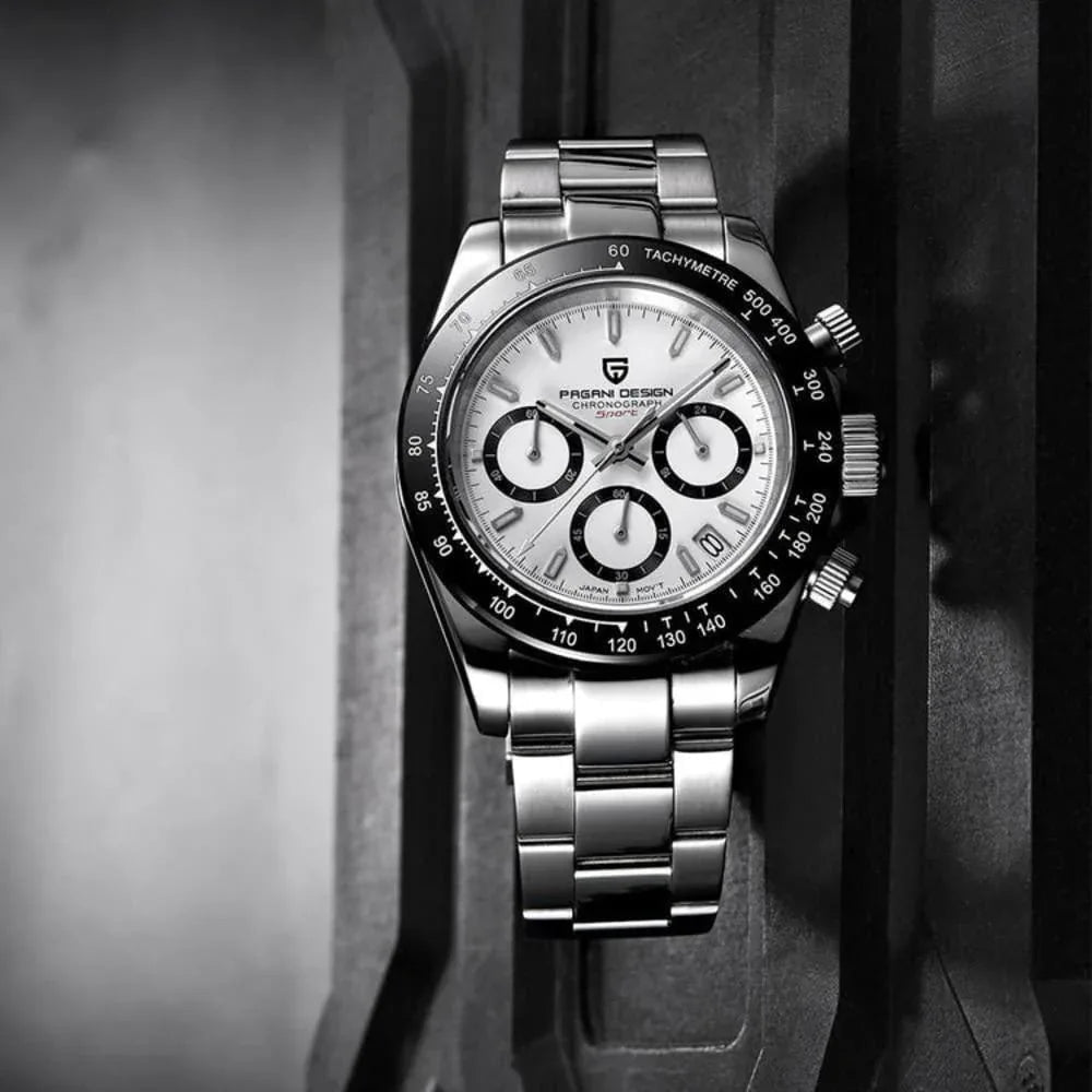 Pagani Design PD-1644 Daytona Chronograph Luxury Meca-quartz Movement (Japanese VK63) | Stainless Steel Men's 40MM Watch - DREAM WATCHES