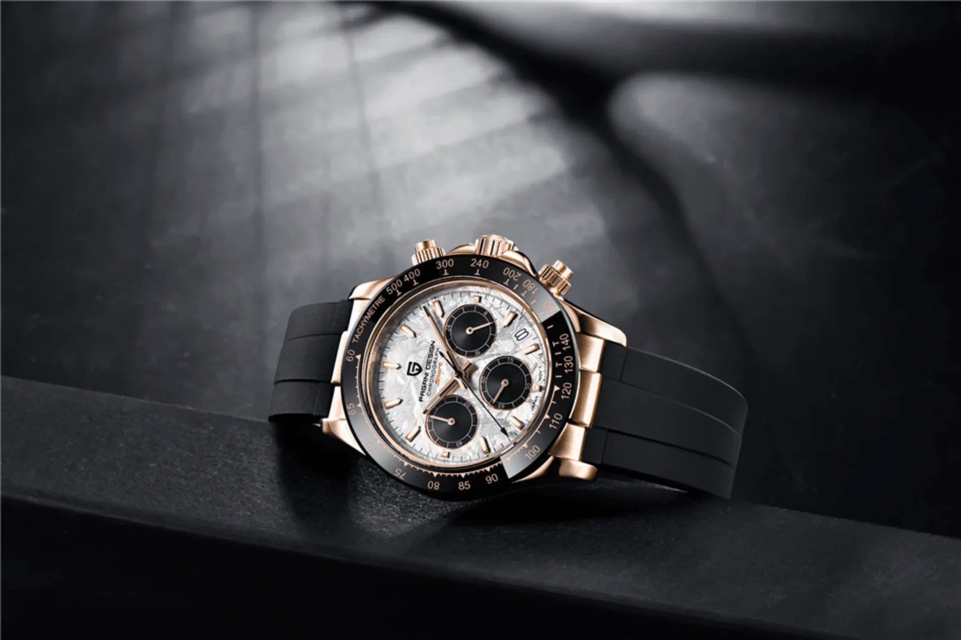 Pagani Design PD-1644 | Luxury | Meca-quartz Movement (SeikoVK63) | Stainless Steel Men's 40MM Watch (Daytona) - DREAM WATCHES