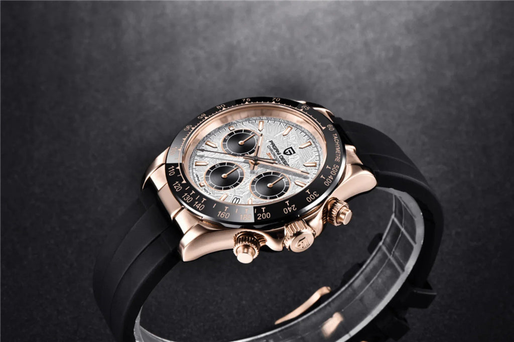 Pagani Design PD-1644 | Luxury | Meca-quartz Movement (SeikoVK63) | Stainless Steel Men's 40MM Watch (Daytona) - DREAM WATCHES