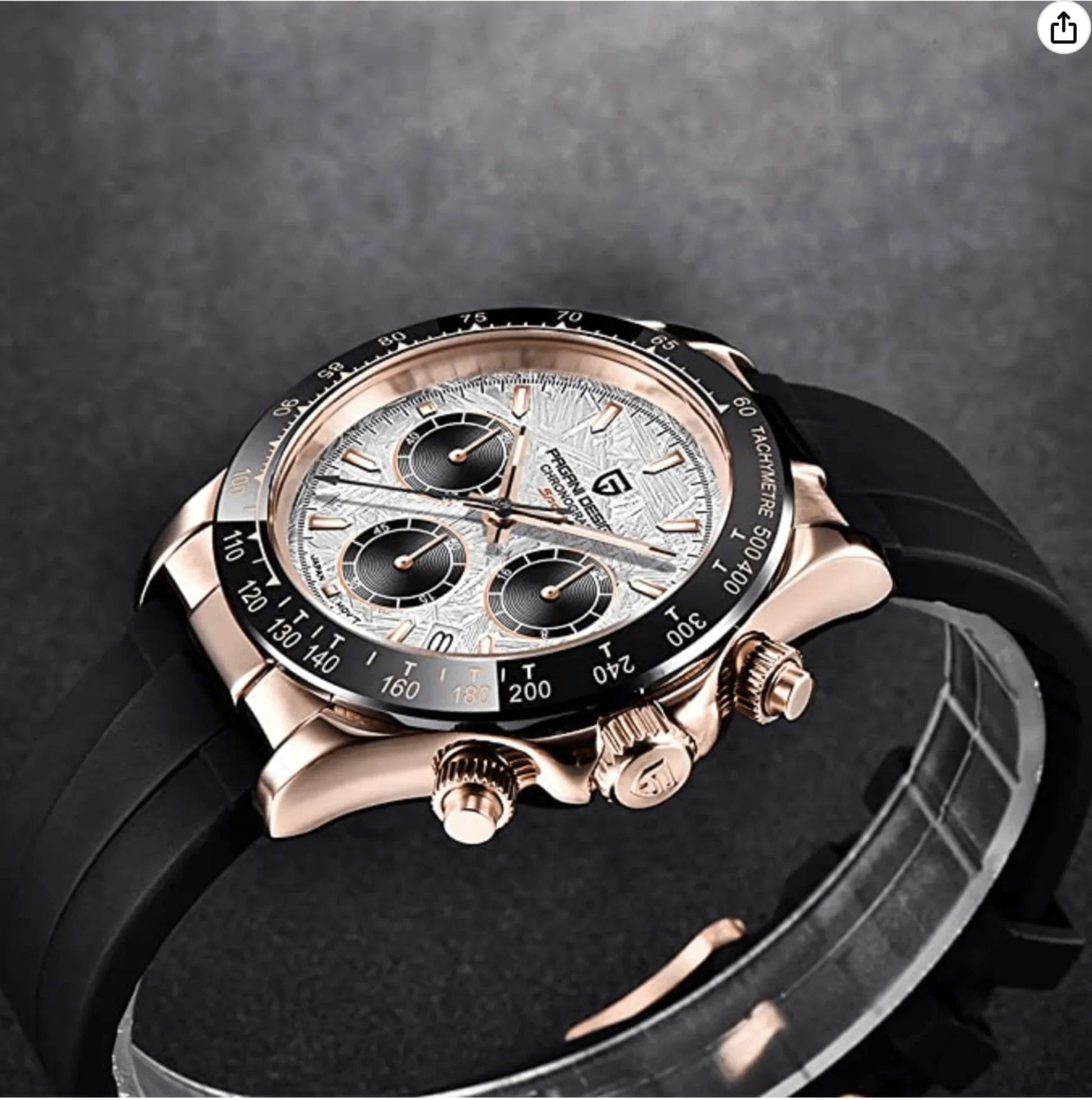 Pagani Design PD-1644 | Luxury | Meca-quartz Movement (SeikoVK63) | Stainless Steel Men's 40MM Watch (Daytona) - DREAM WATCHES