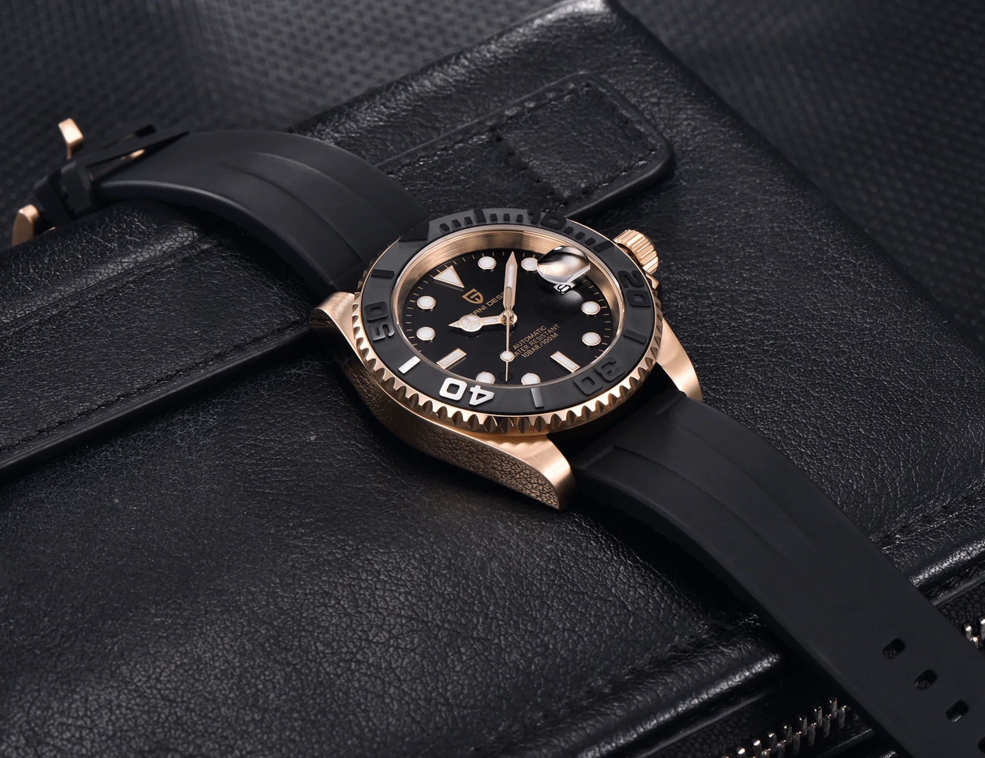 Pagani Design PD-1651 40 MM Mechanical Watch Stainless Steel Watch - Yatch Master - DREAM WATCHES