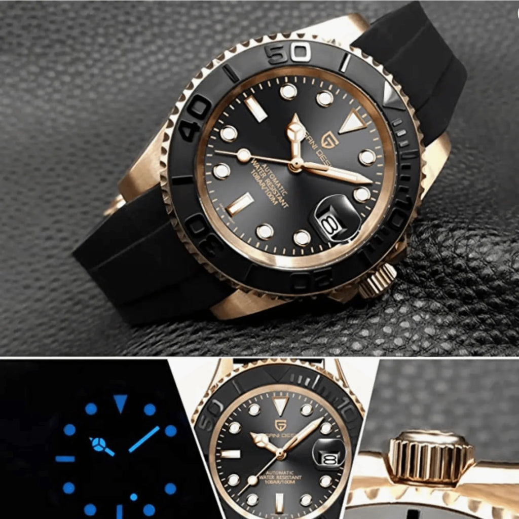 Pagani Design PD-1651 40 MM Mechanical Watch Stainless Steel Watch - Yatch Master - DREAM WATCHES