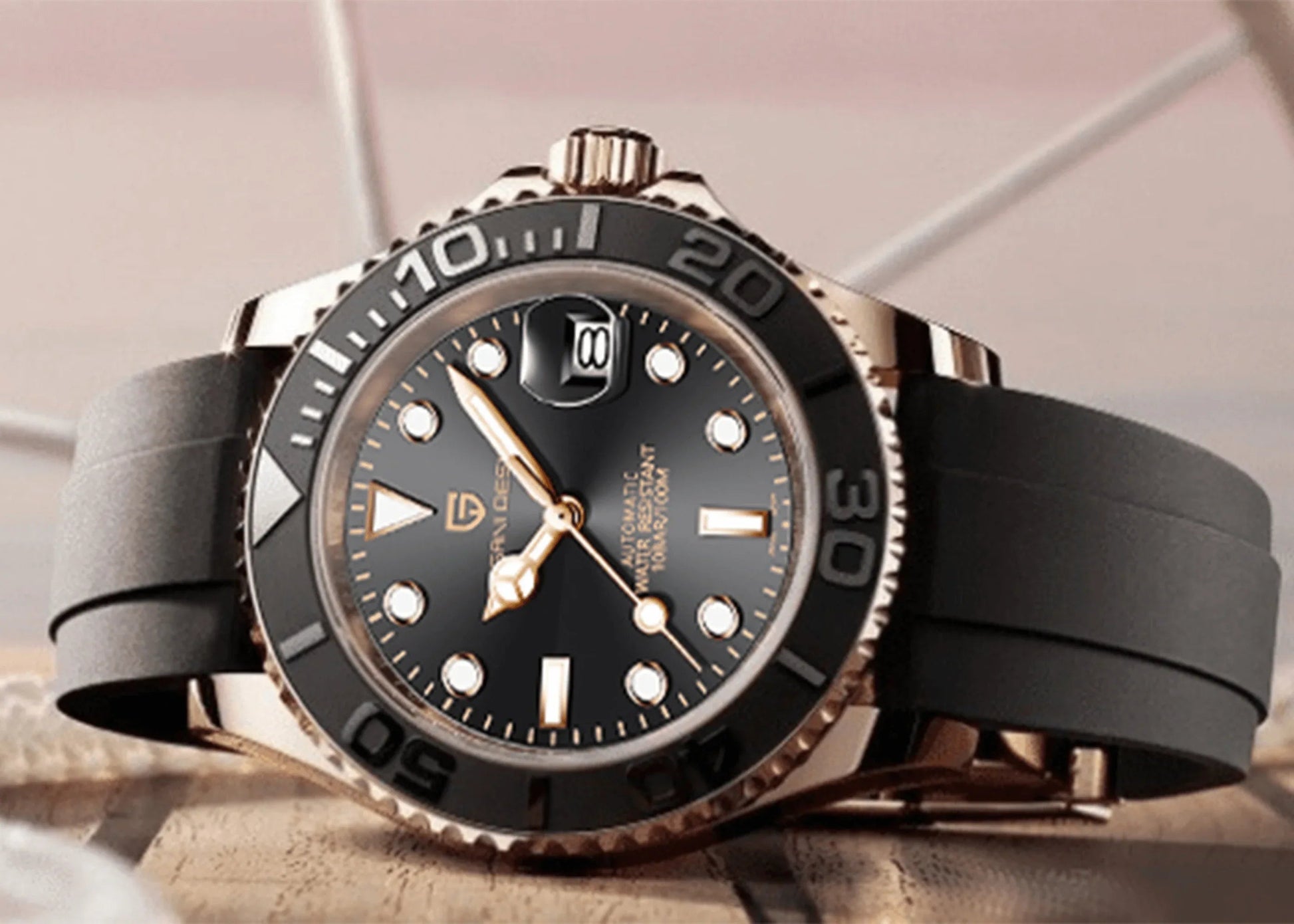 Pagani Design PD-1651 40 MM Mechanical Watch Stainless Steel Watch - Yatch Master - DREAM WATCHES