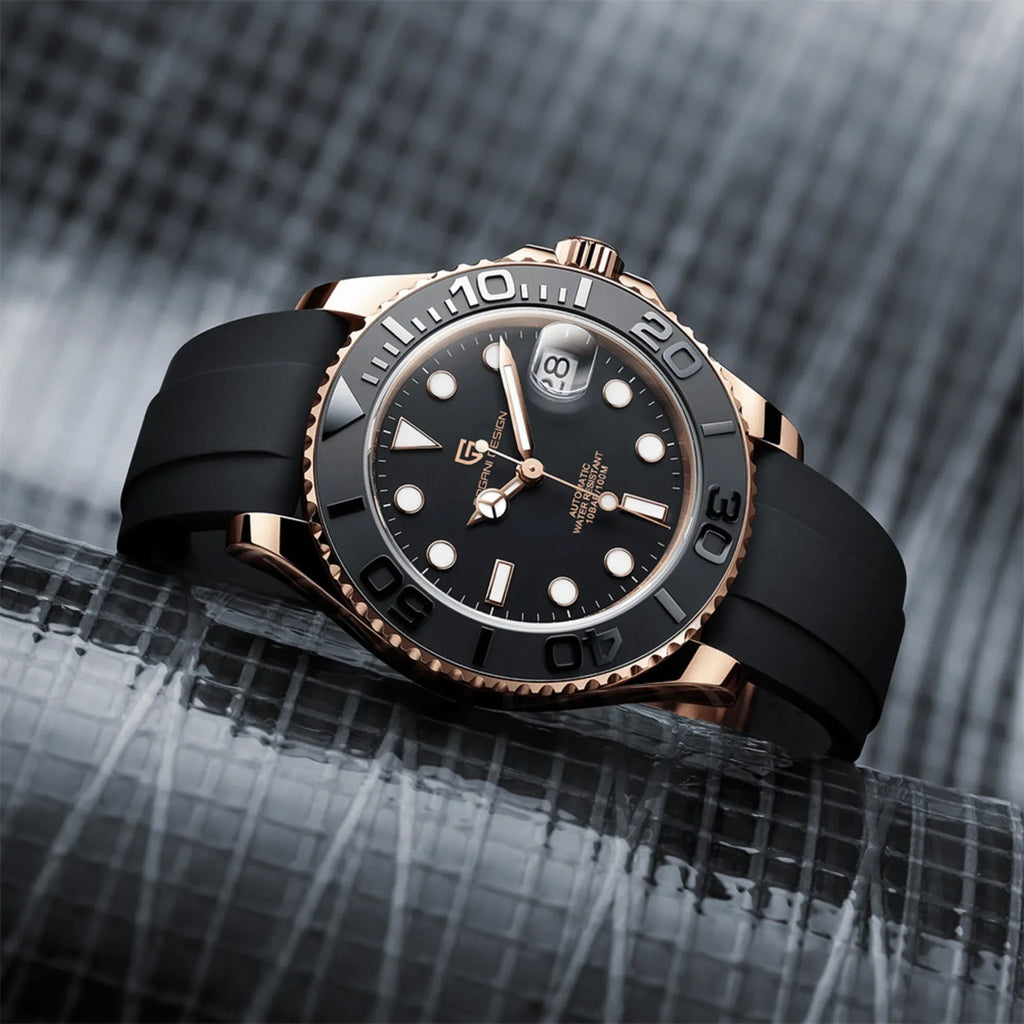 Pagani Design PD-1651 40 MM Mechanical Watch Stainless Steel Watch - Yatch Master - DREAM WATCHES