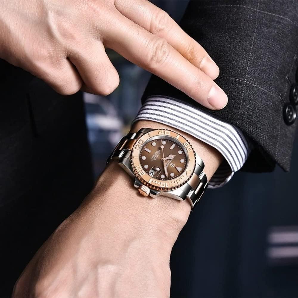 Pagani Design PD-1651 40mm Mens Automatic Waterproof Mechanical Watch with Yatch-Master Hommage - DREAM WATCHES