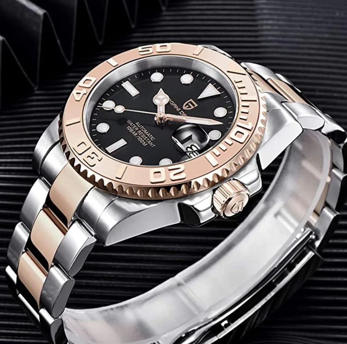 Pagani Design PD-1651 40mm Mens Automatic Waterproof Mechanical Watch with Yatch-Master Hommage - DREAM WATCHES