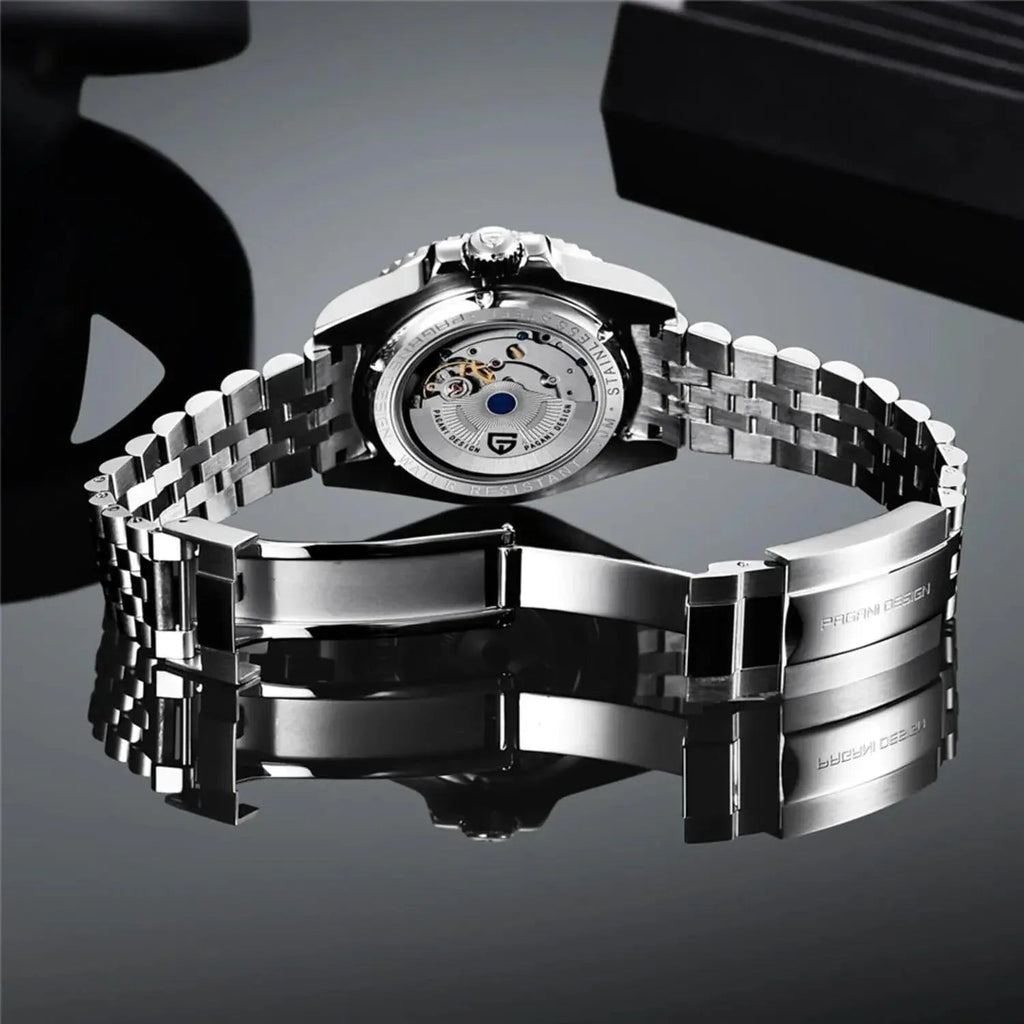 Pagani Design PD-1662 Waterproof Mechanical Automatic Watch Stainless Steel Men's 40MM Watch (Batman - Oyster Bracelet) - DREAM WATCHES