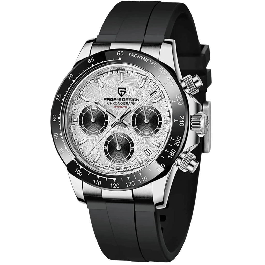 Pagani Design PD-1664 | Luxury | Meca-quartz Movement (SeikoVK63) | Stainless Steel Men's 40MM Watch (Meteorite Dial) - DREAM WATCHES