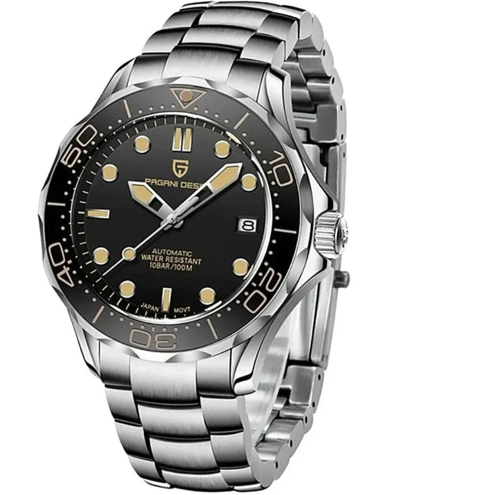 Pagani Design PD-1667 40mm Mens Automatic Waterproof Mechanical Watch with (Japanese NH-35 Movement) 007 Seamaster - DREAM WATCHES