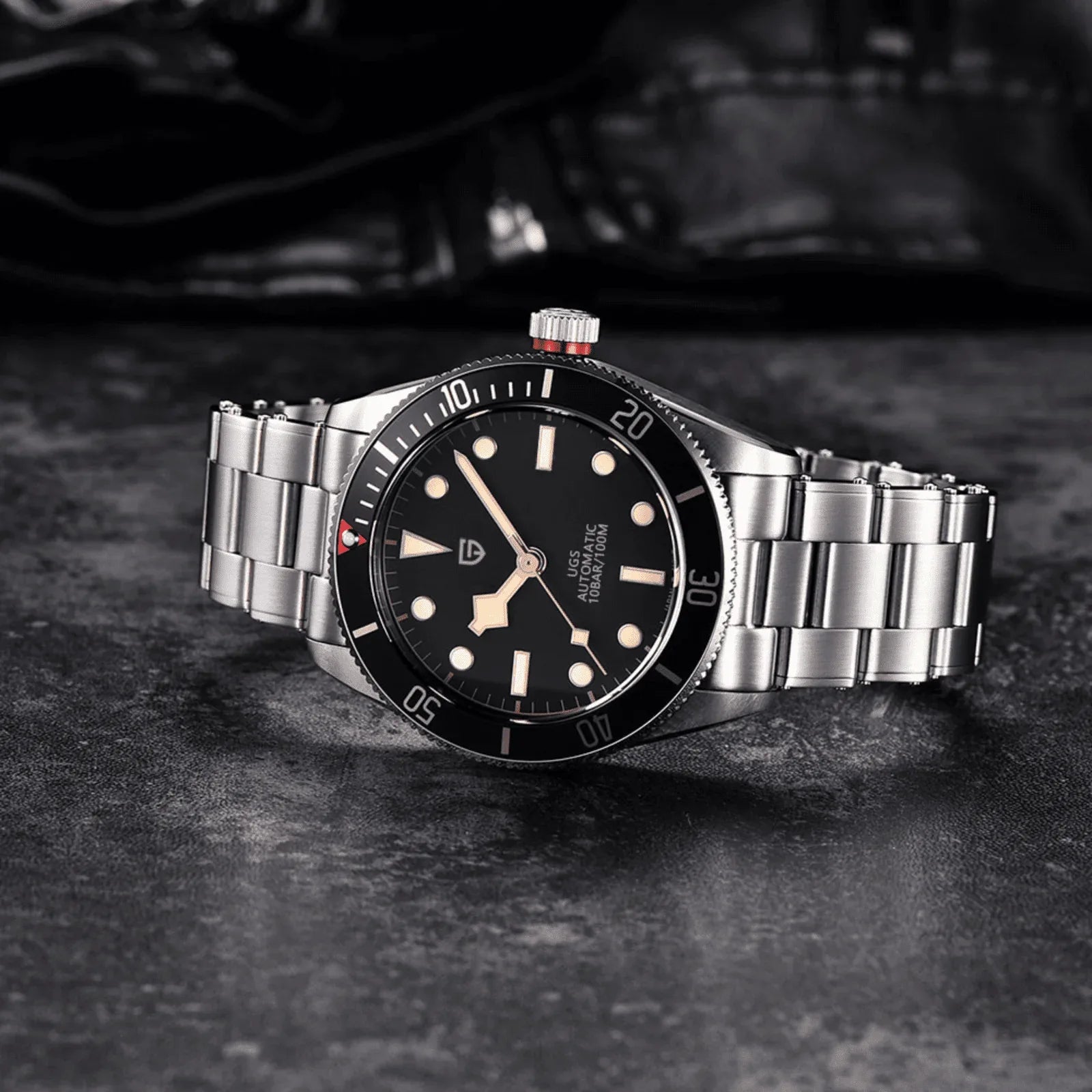 Pagani Design PD-1671 V2 42mm Mens Automatic Waterproof Mechanical Watch with (Japanese NH-35 Movement) - Black Bay - DREAM WATCHES