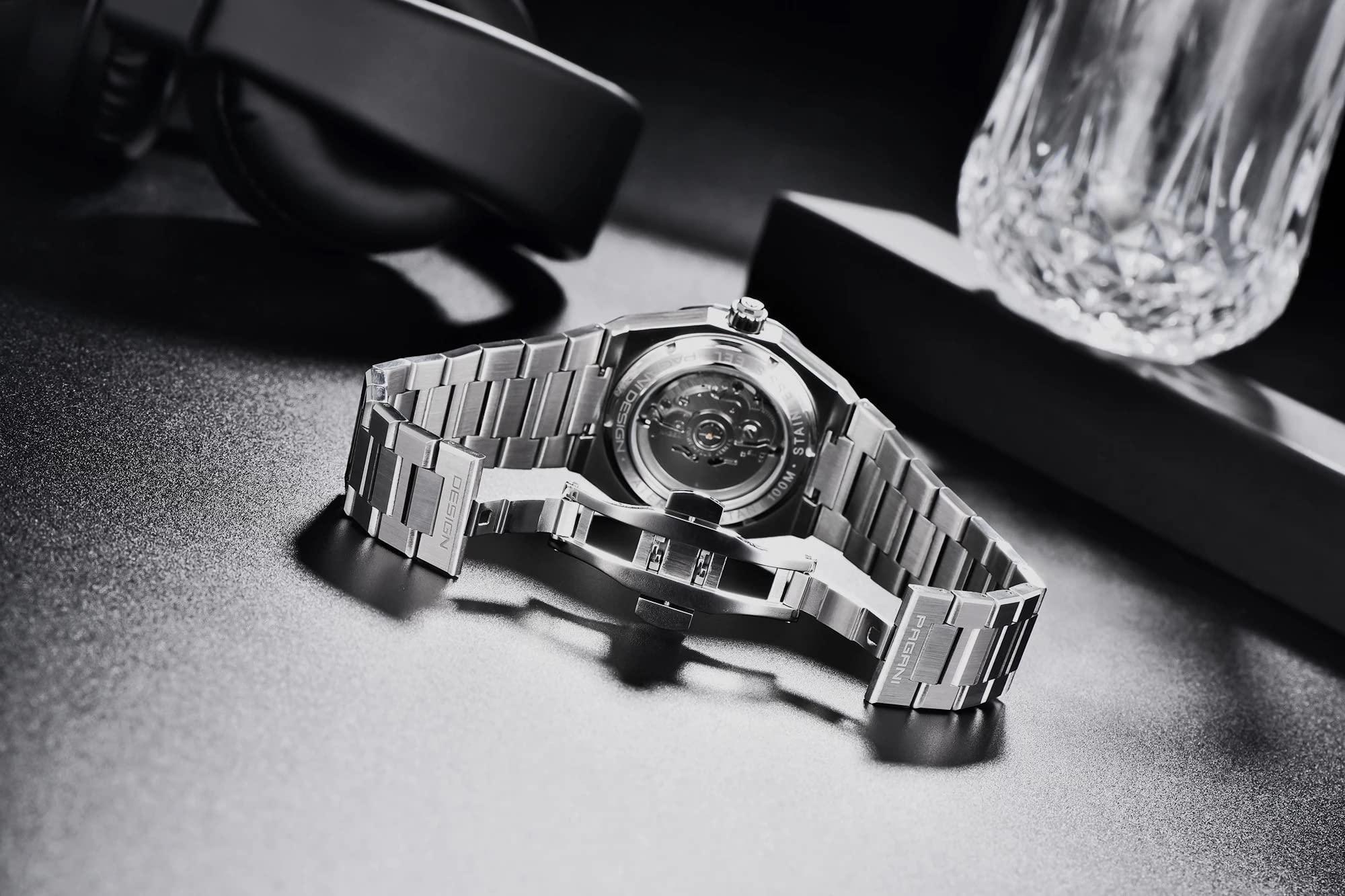 Pagani Design PD-1673 Royal Oak Men's 40mm NH35A Automatic Mechanical Watch 100M Waterproof Sapphire Crystal Stainless Steel Luminous Watch - DREAM WATCHES