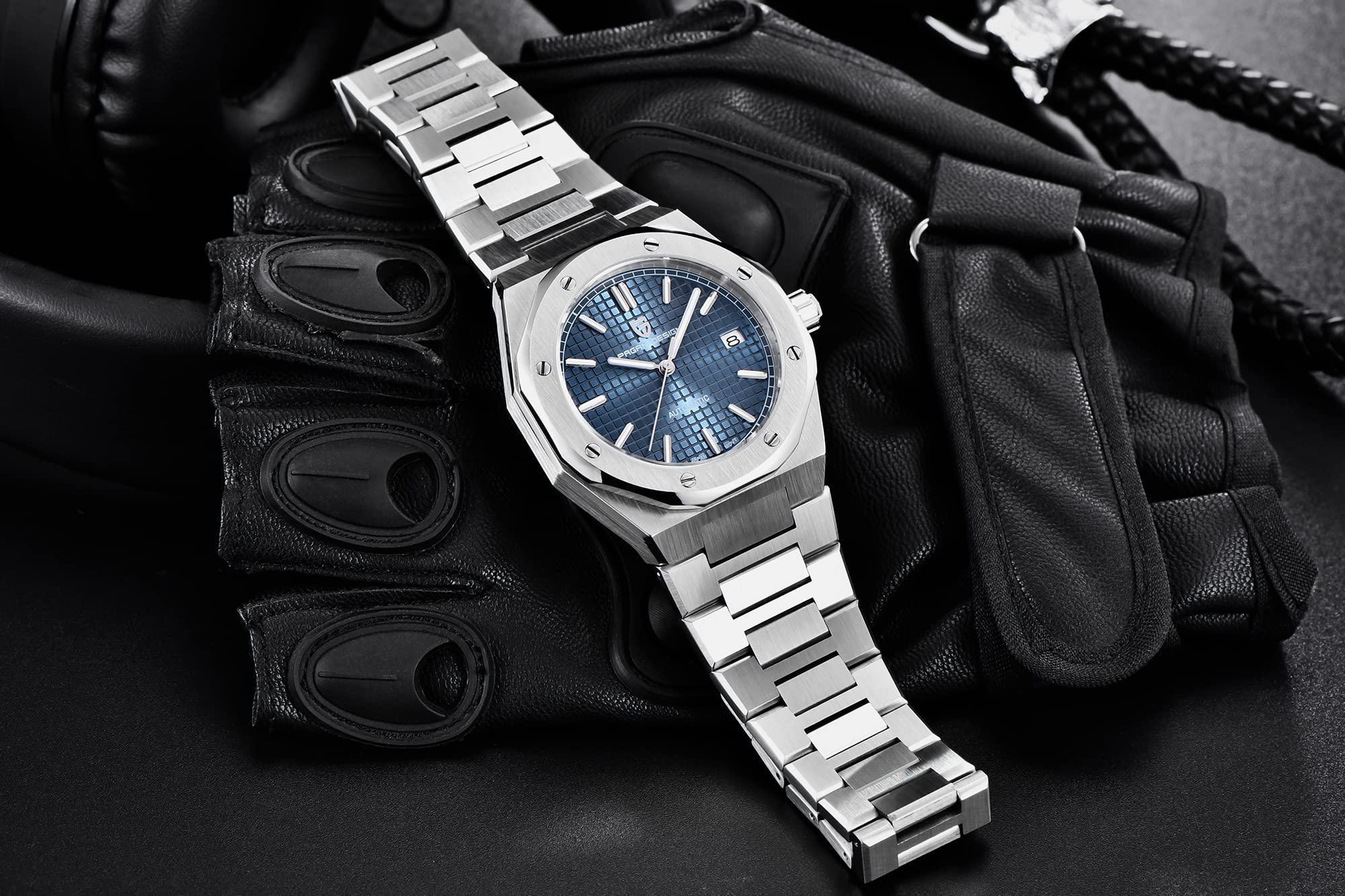 Pagani Design PD-1673 Royal Oak Men's 40mm NH35A Automatic Mechanical Watch 100M Waterproof Sapphire Crystal Stainless Steel Luminous Watch - DREAM WATCHES