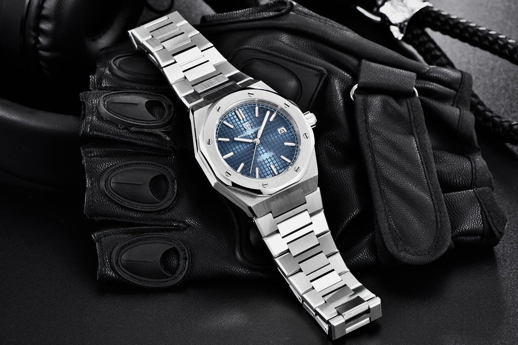 Pagani Design PD-1673 Royal Oak Men's 40mm NH35A Automatic Mechanical Watch 100M Waterproof Sapphire Crystal Stainless Steel Luminous Watch - DREAM WATCHES