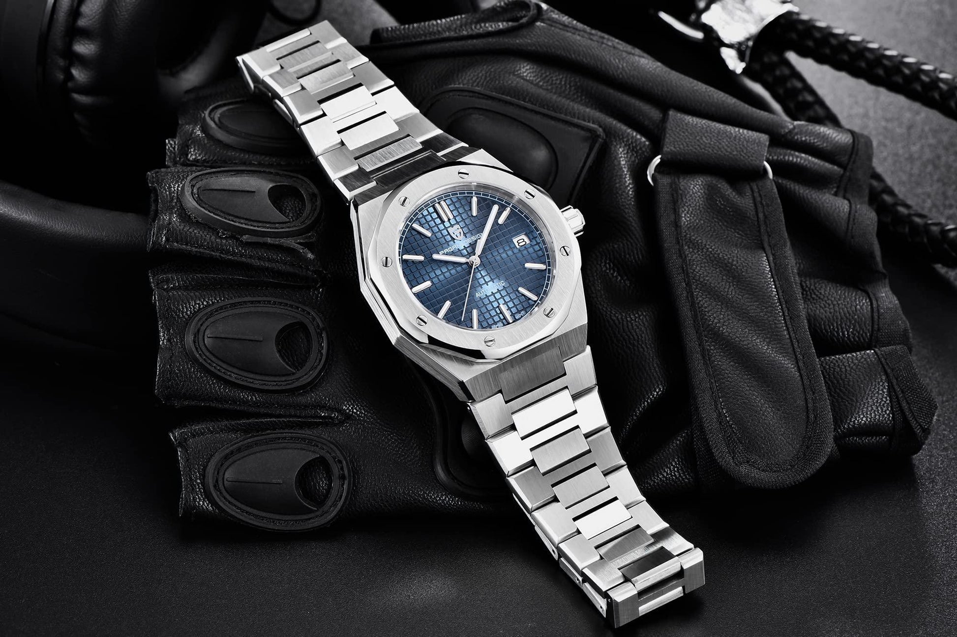 Pagani Design PD-1673 Royal Oak Men's 40mm NH35A Automatic Mechanical Watch 100M Waterproof Sapphire Crystal Stainless Steel Luminous Watch - DREAM WATCHES