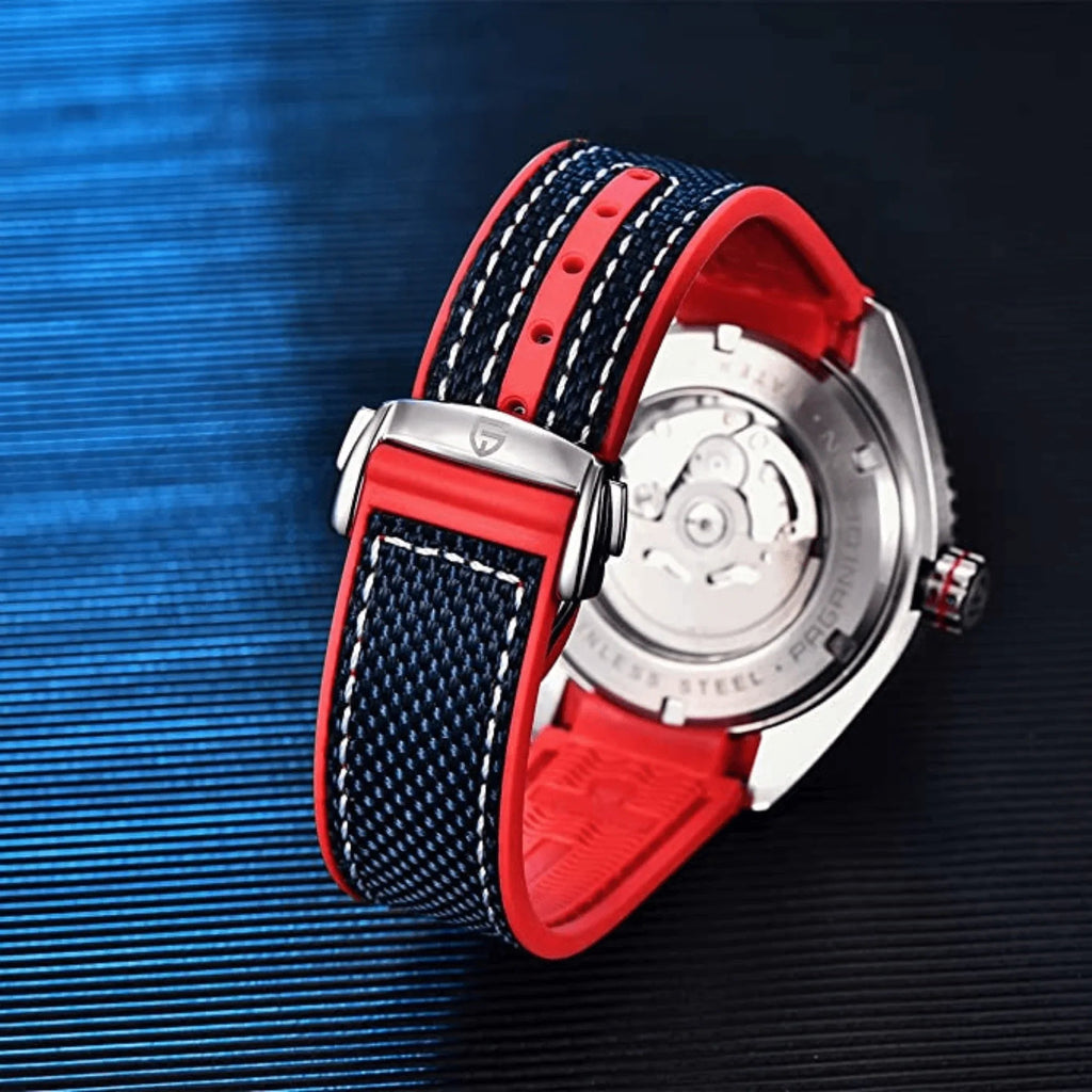 Pagani Design PD-1679M 42MM Mechanical Watch 100M Waterproof Dive Watch Sapphire Stainless Steel Bracelet Watch "Seamaster 300" - Blue Dial - DREAM WATCHES