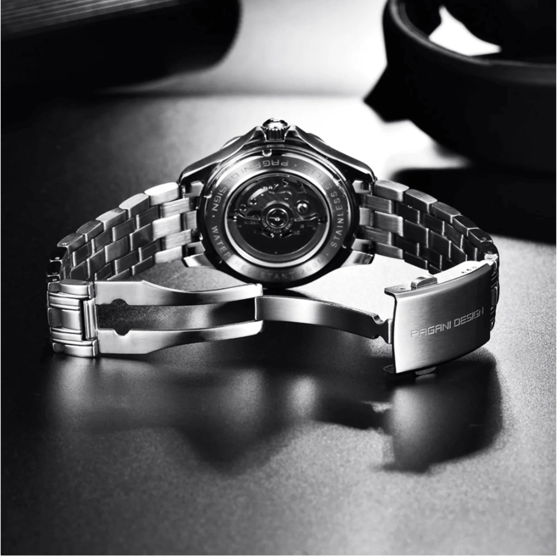 Pagani Design PD-1685 42MM (Japanese NH-35 Automatic Movement) Mechanical Watch 100M Waterproof Dive Watch Sapphire Stainless Steel Bracelet Watch Seamaster - DREAM WATCHES