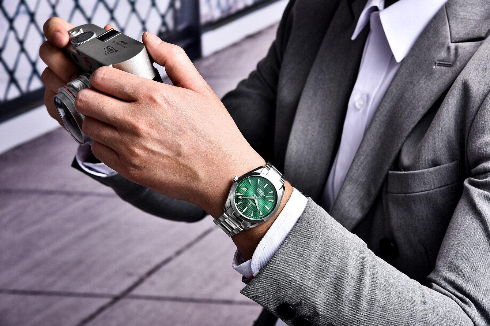 Pagani Design PD-1688 40MM (Seiko NH35A Automatic Movement) Mechanical Watch 100M Waterproof Dive Watch Sapphire Stainless Steel Watch Aqua Terra - DREAM WATCHES