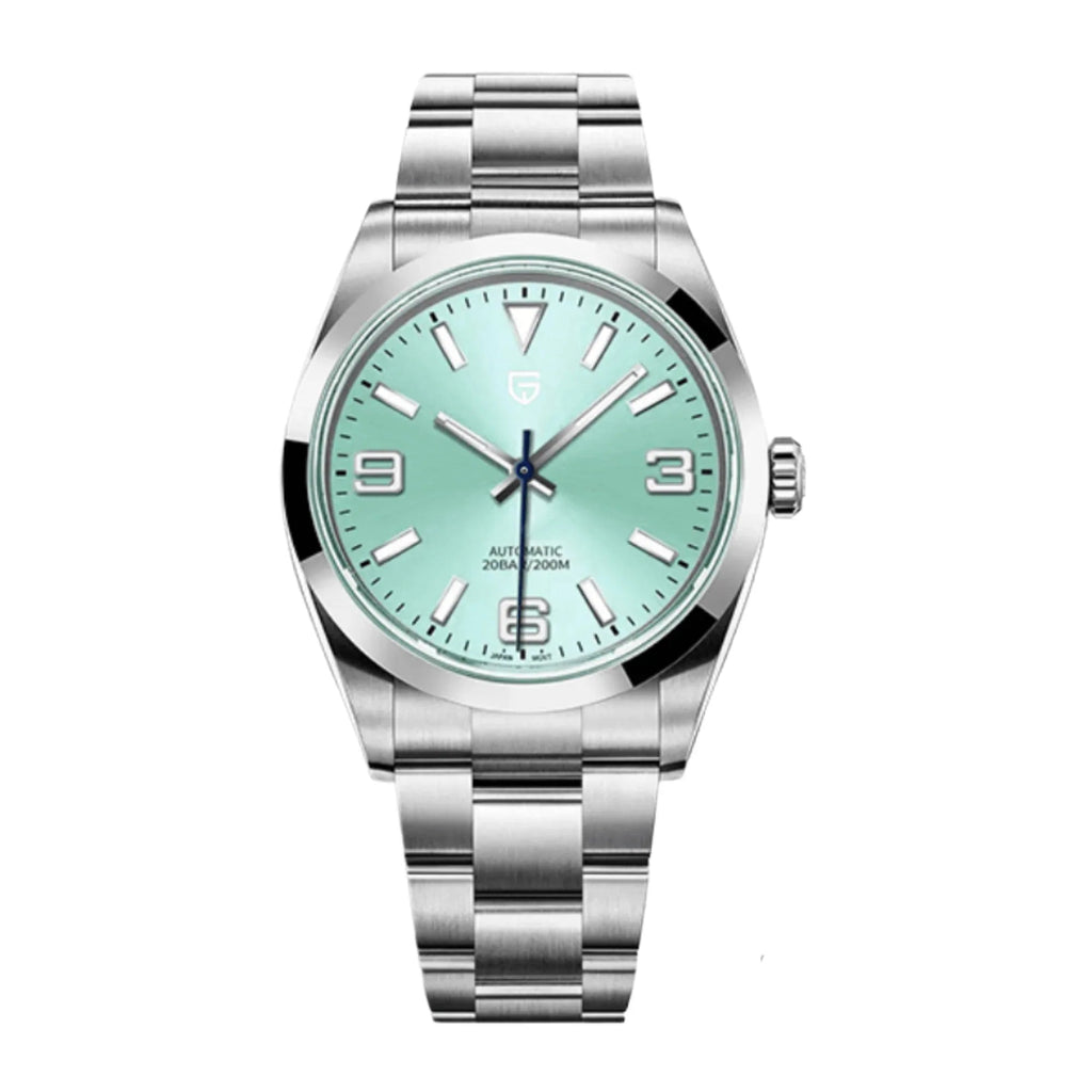 Pagani Design PD-1692 39.7 MM (Automatic Movement) Mechanical Watch Stainless Steel Watch - Date Just Turquoise Dial - DREAM WATCHES