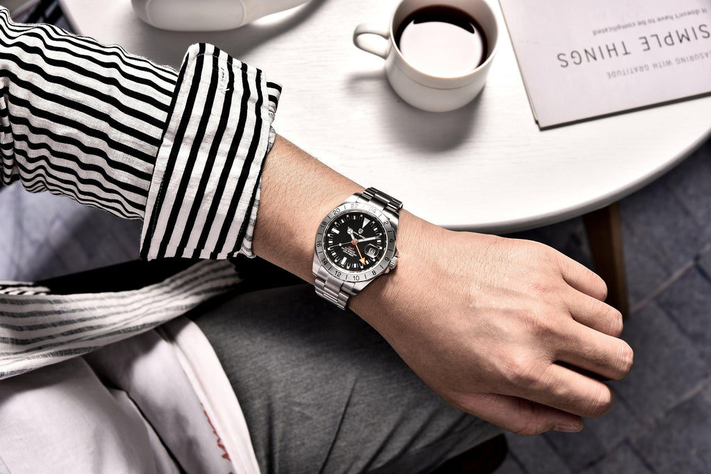 Pagani Design PD-1693 42 MM (GMT Automatic Movement) Mechanical Watch Sapphire Stainless Steel Watch Explorer II - DREAM WATCHES