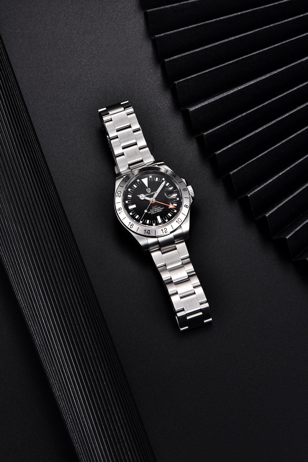 Pagani Design PD-1693 42 MM (GMT Automatic Movement) Mechanical Watch Sapphire Stainless Steel Watch Explorer II - DREAM WATCHES