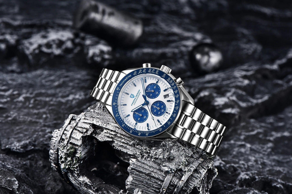 Pagani Design PD-1701 40mm Mens Waterproof Watch with Seiko VK-63 Movement"The Moon Watch" - DREAM WATCHES