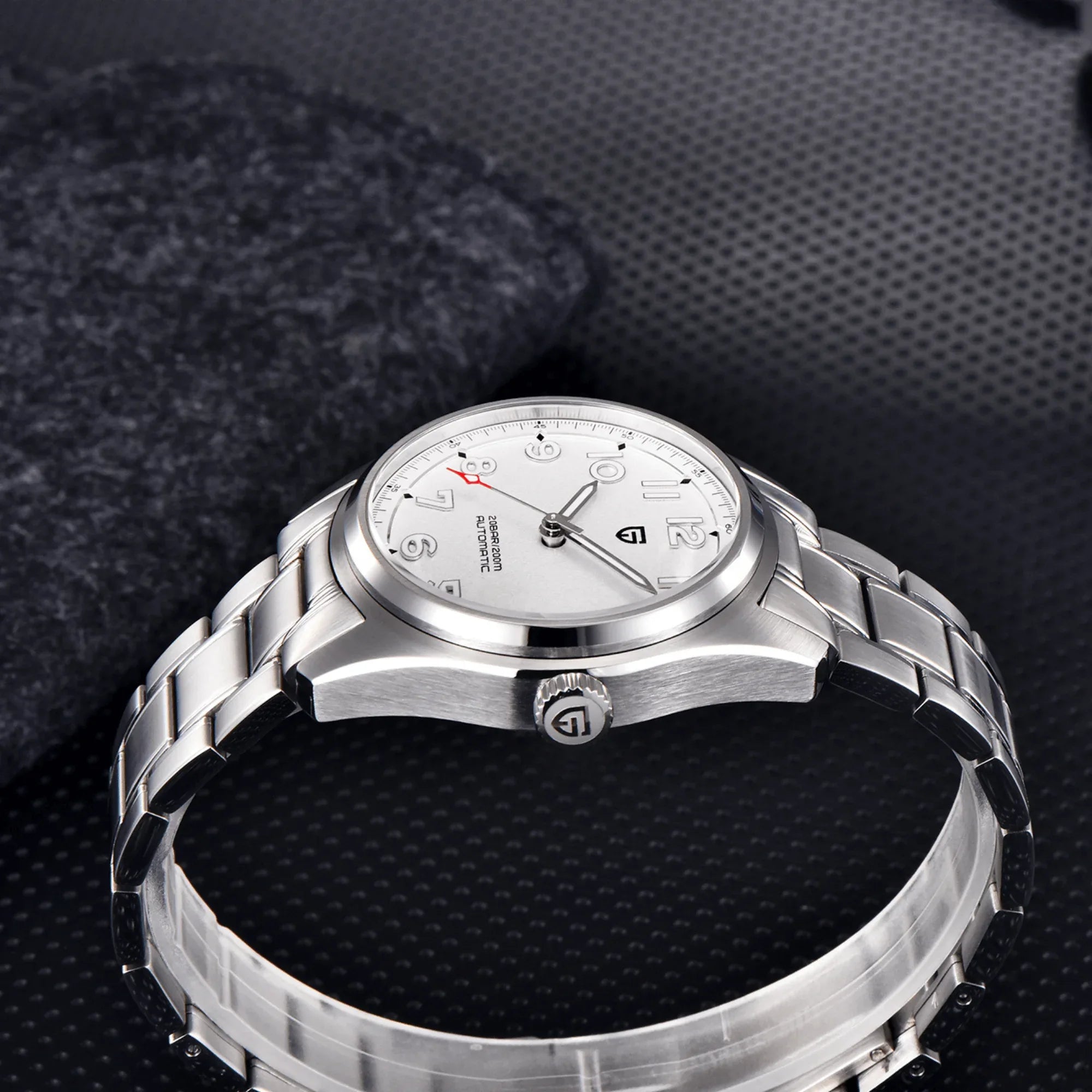 Pagani Design PD-1717 38 MM (Japan NH35A Automatic Movement) AR Coating Mechanical Watch Stainless Steel Watch Spirit Pilot Homage V2- White - DREAM WATCHES