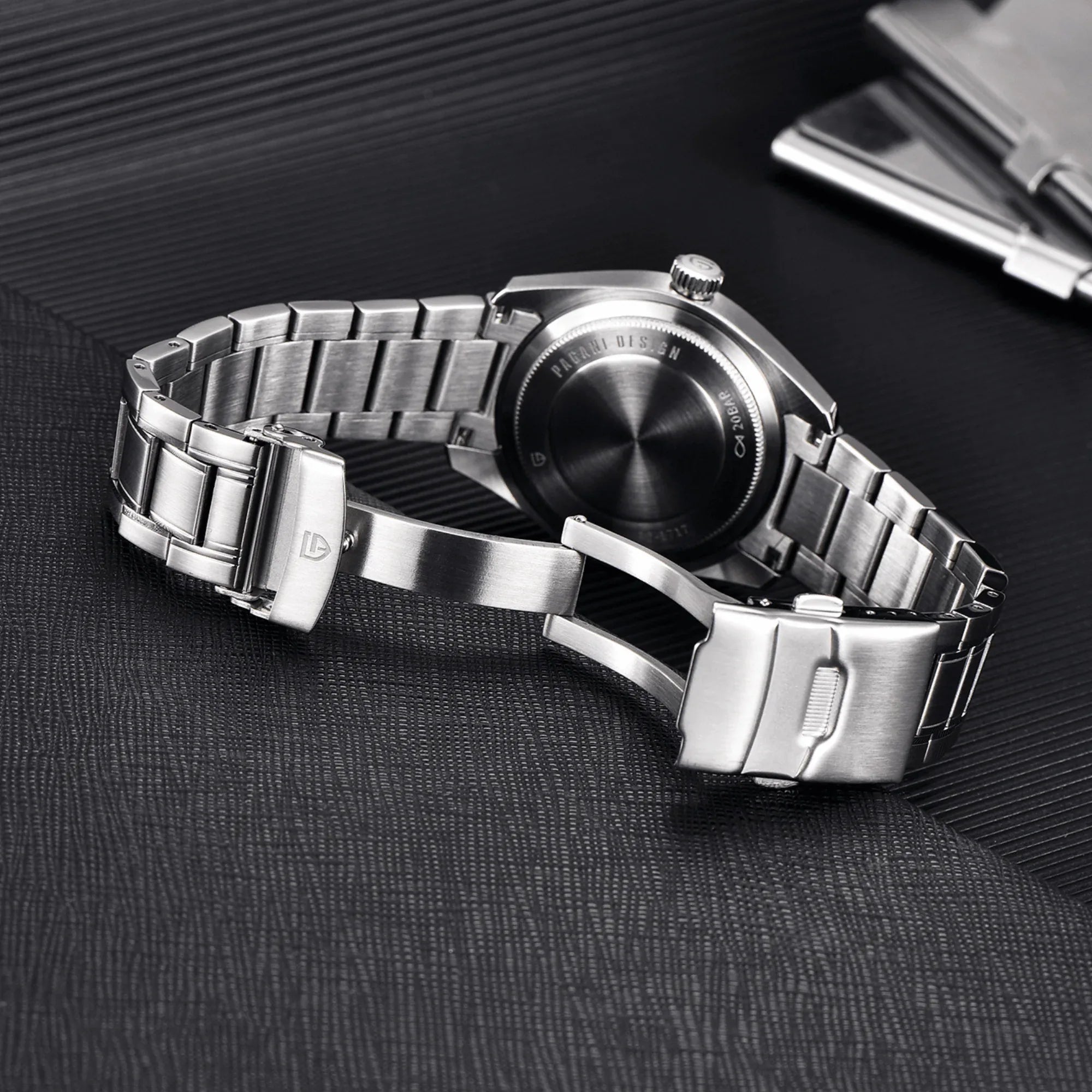 Pagani Design PD-1717 38 MM (Japan NH35A Automatic Movement) AR Coating Mechanical Watch Stainless Steel Watch Spirit Pilot Homage V2- White - DREAM WATCHES